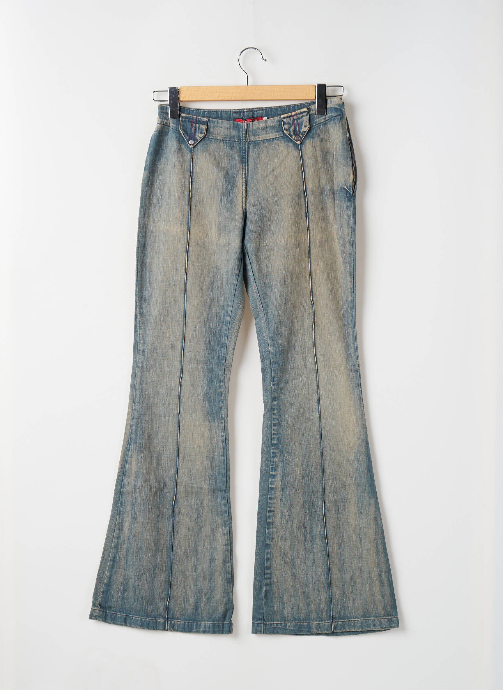 Bootcut džinsai denimo audinys mėlyna TEDDY SMITH moteris