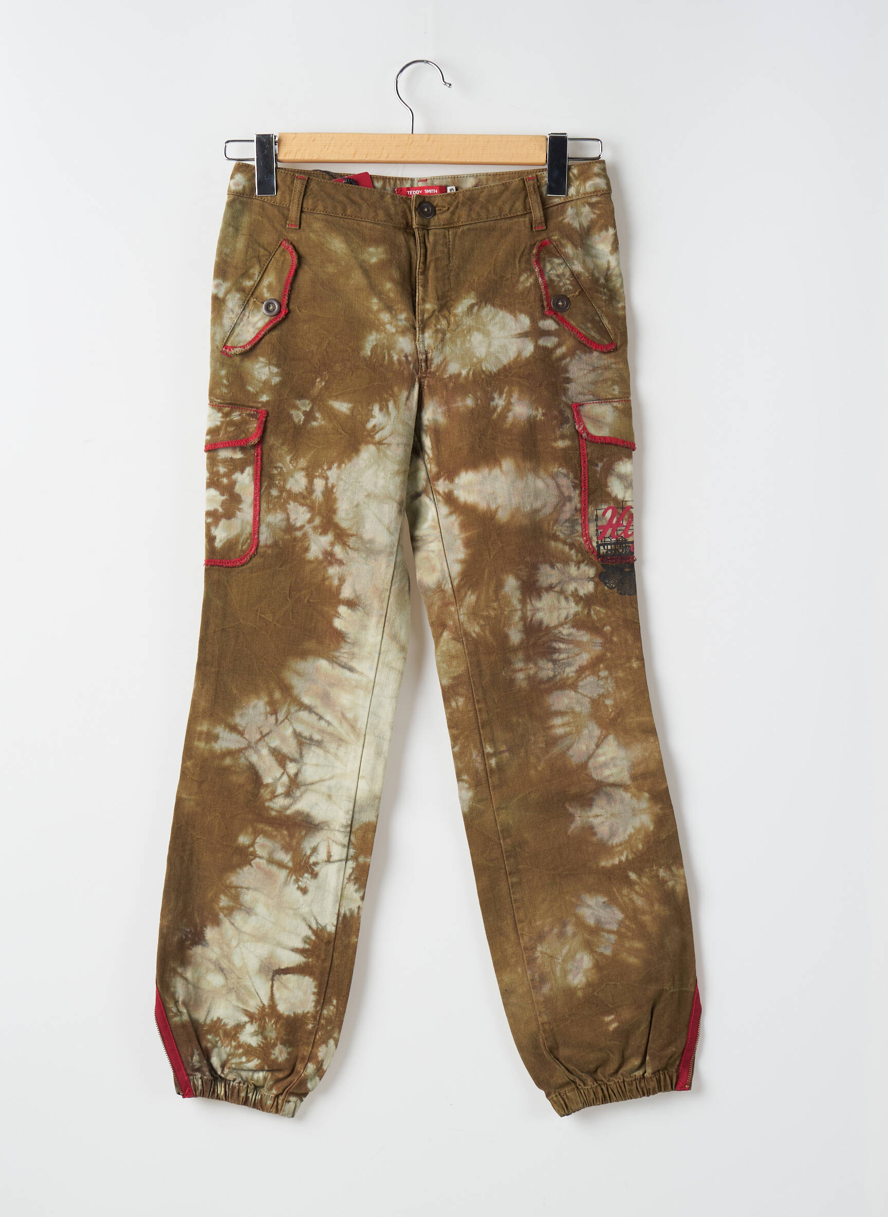 Kargo kelnė kišenės bežinis TEDDY SMITH moteris