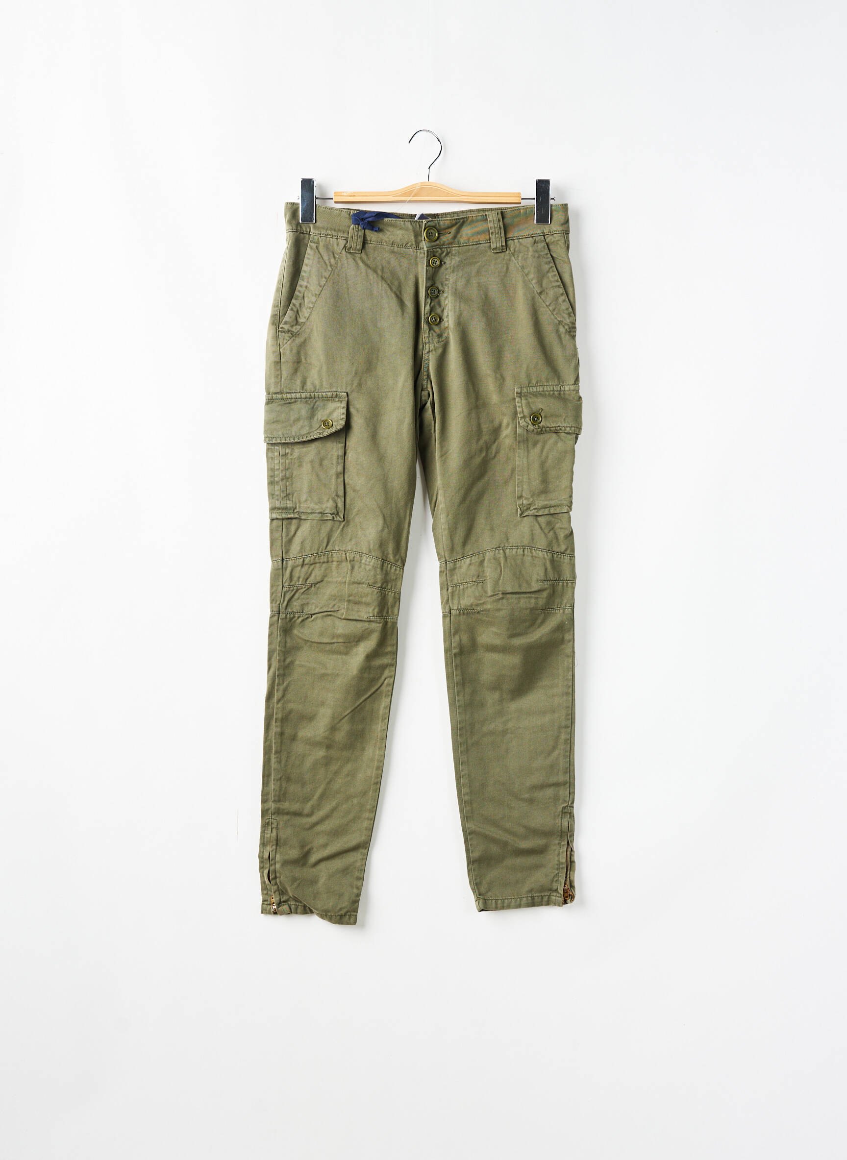 Kargo kelnė kišenės normala dydis žalias MY PANTS moteris