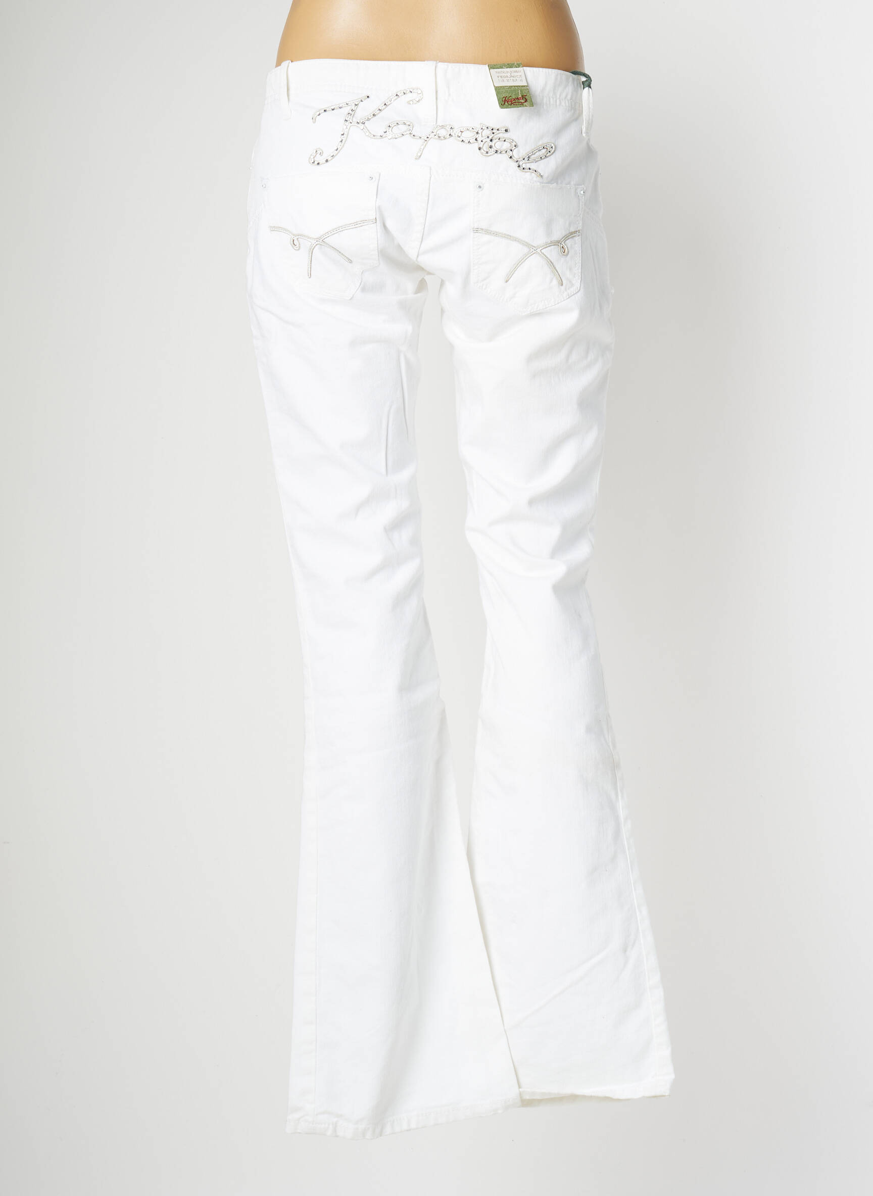 Bootcut džinsai kišenės maža dydžio baltas KAPORAL moteris