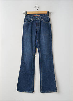 Bootcut džinsai aukšta talija aukšta talija mėlyna TEDDY SMITH moteris