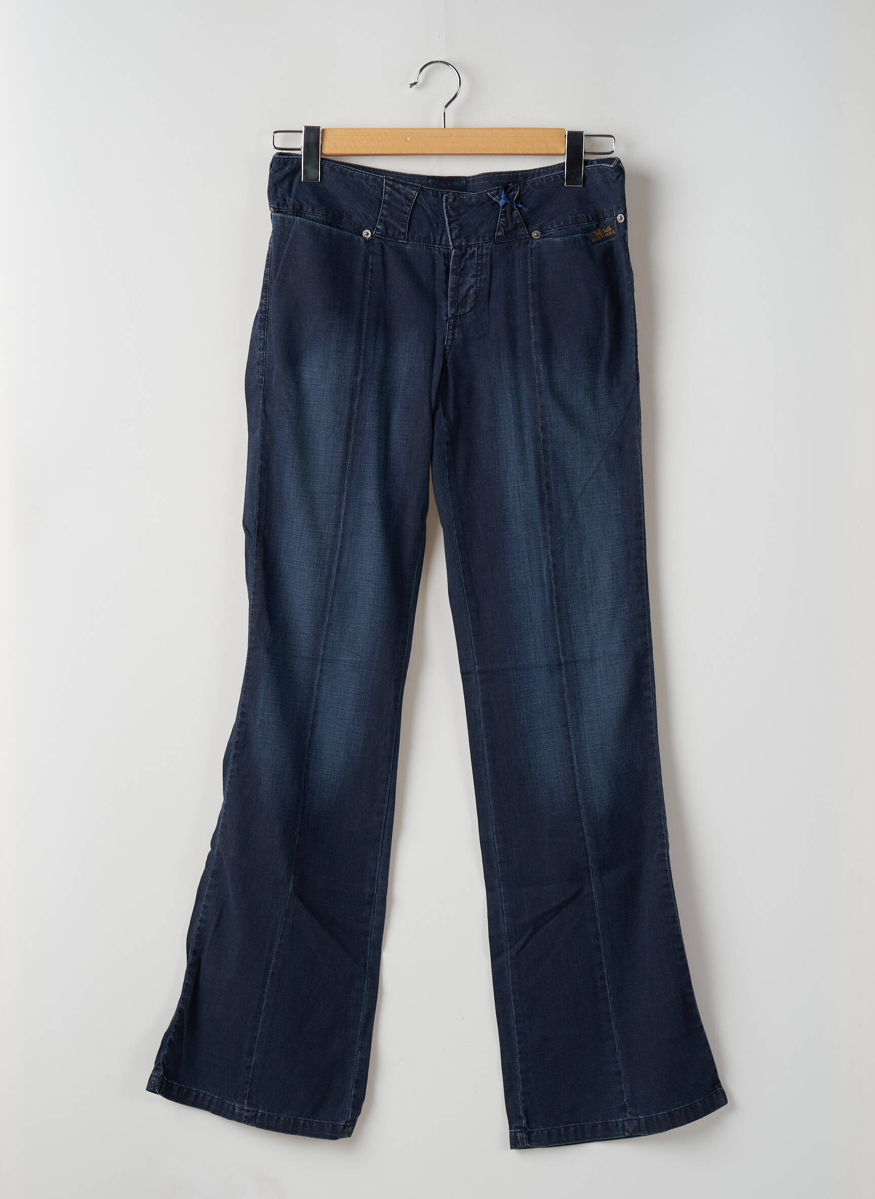 Bootcut džinsai tamprumas maža dydžio mėlyna 84849215 moteris
