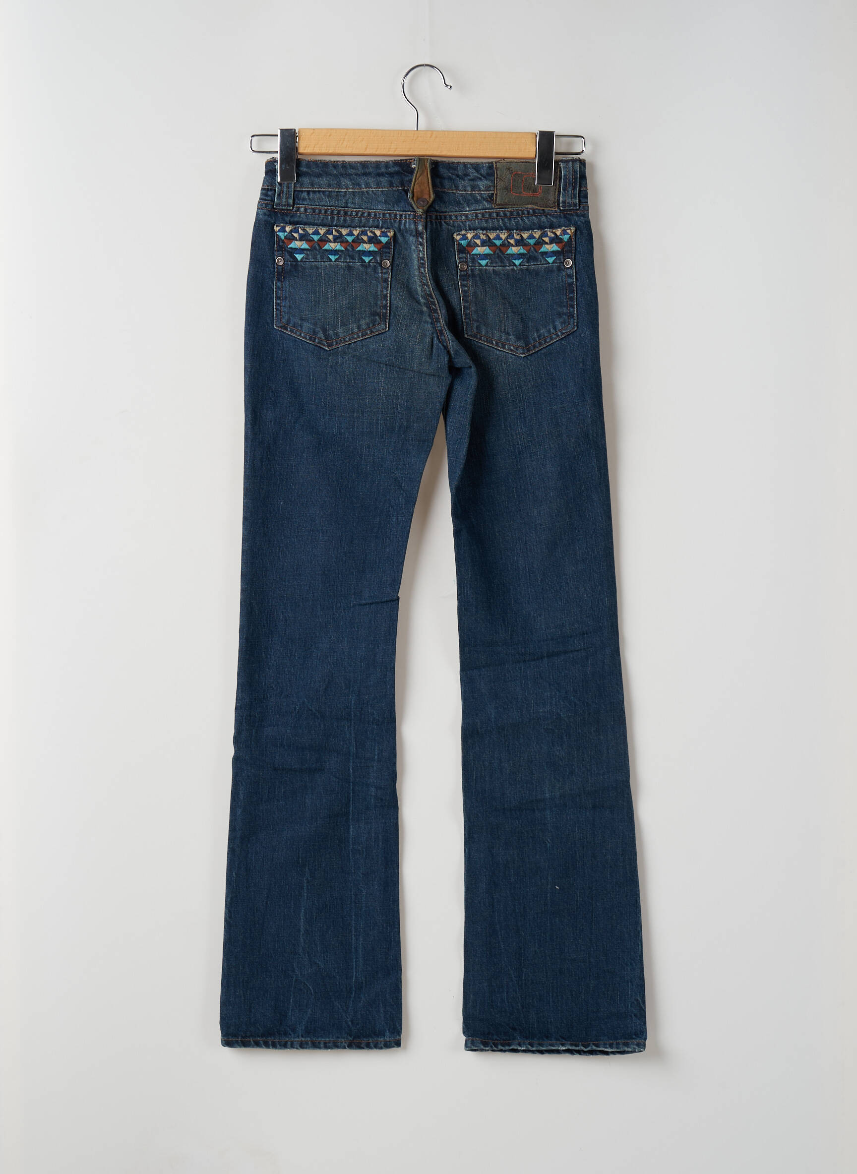 Bootcut džinsai tamprumas maža dydžio mėlyna TEDDY SMITH moteris