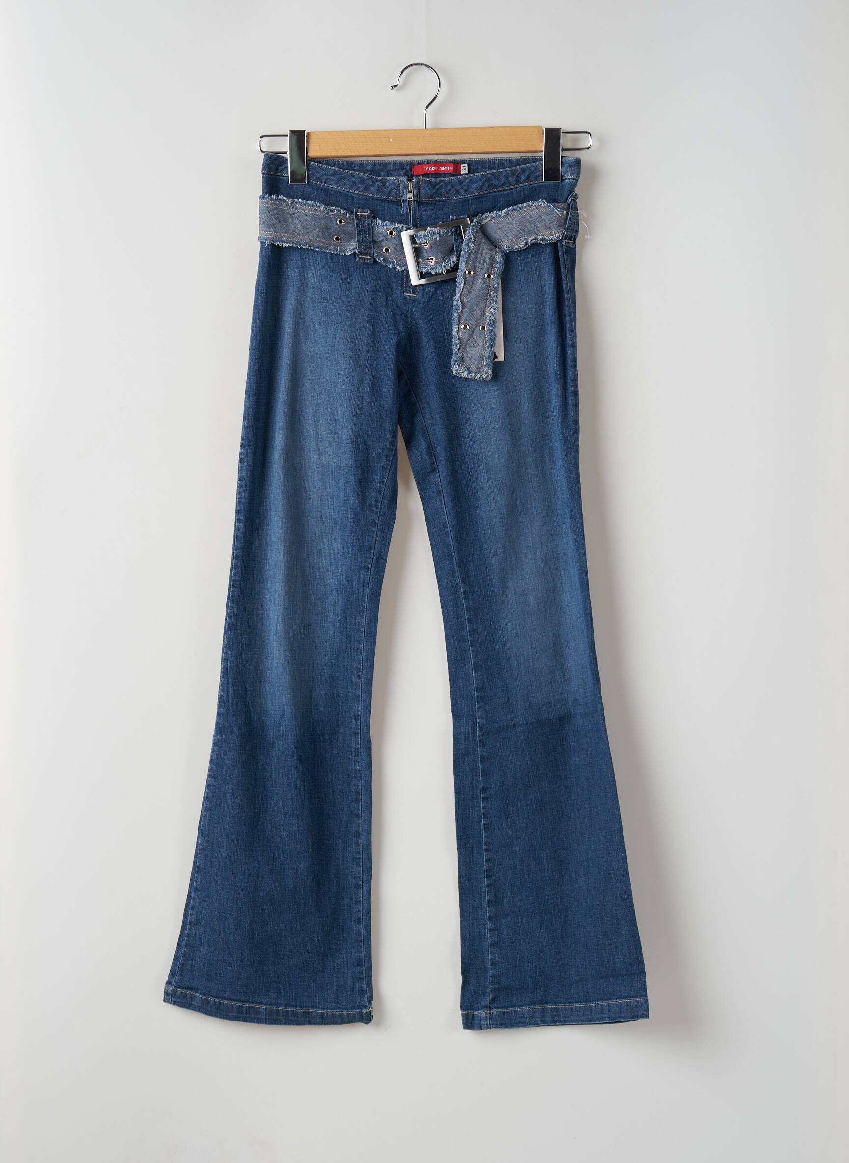 Bootcut džinsai normala dydis normala dydis mėlyna TEDDY SMITH moteris