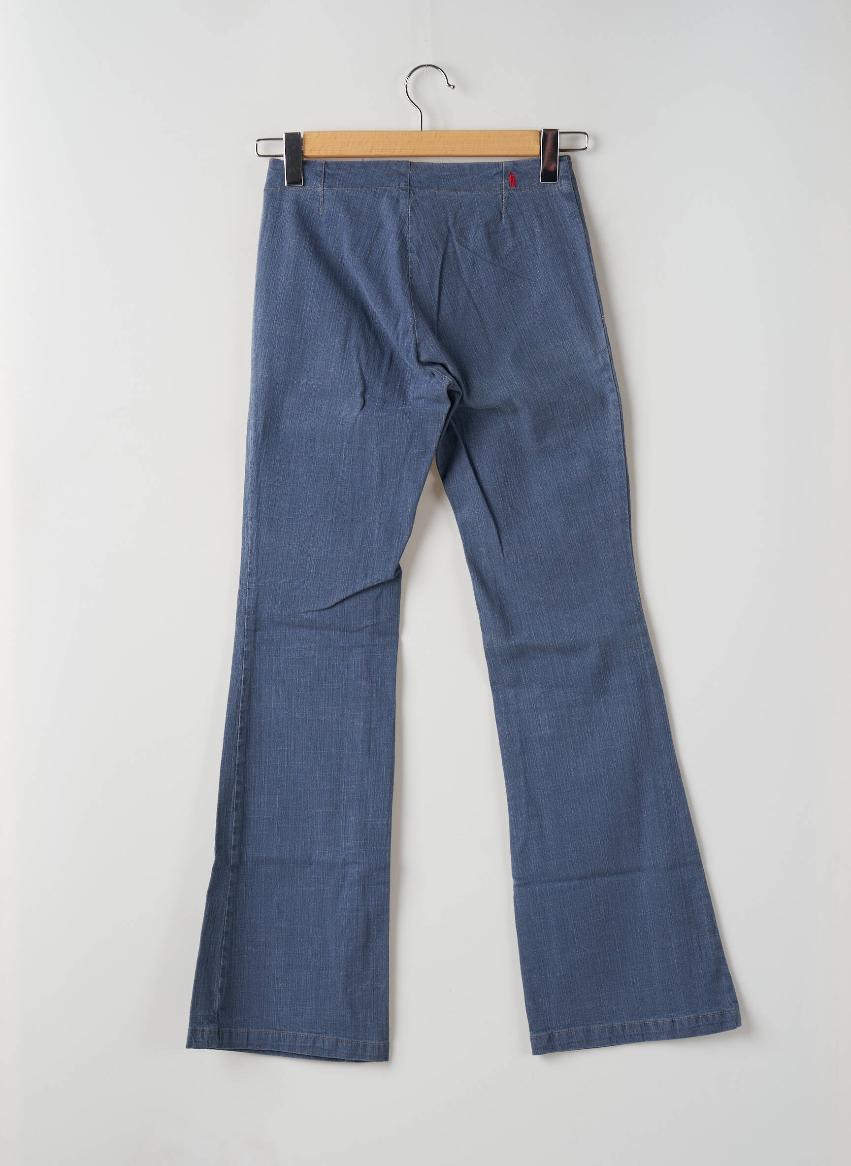 Bootcut džinsai aukšta talija aukšta talija mėlyna TEDDY SMITH moteris