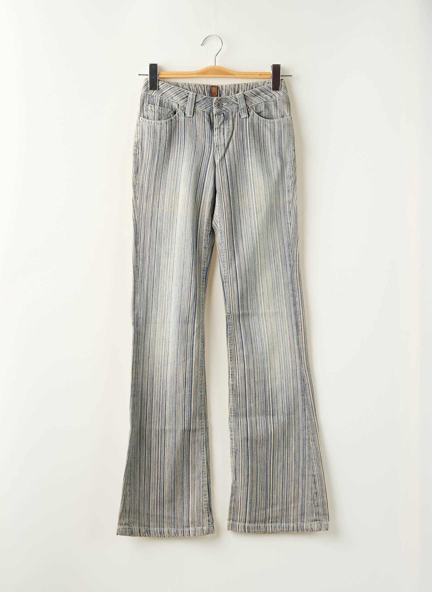 Bootcut džinsai tamprumas maža dydžio mėlyna TEDDY SMITH moteris