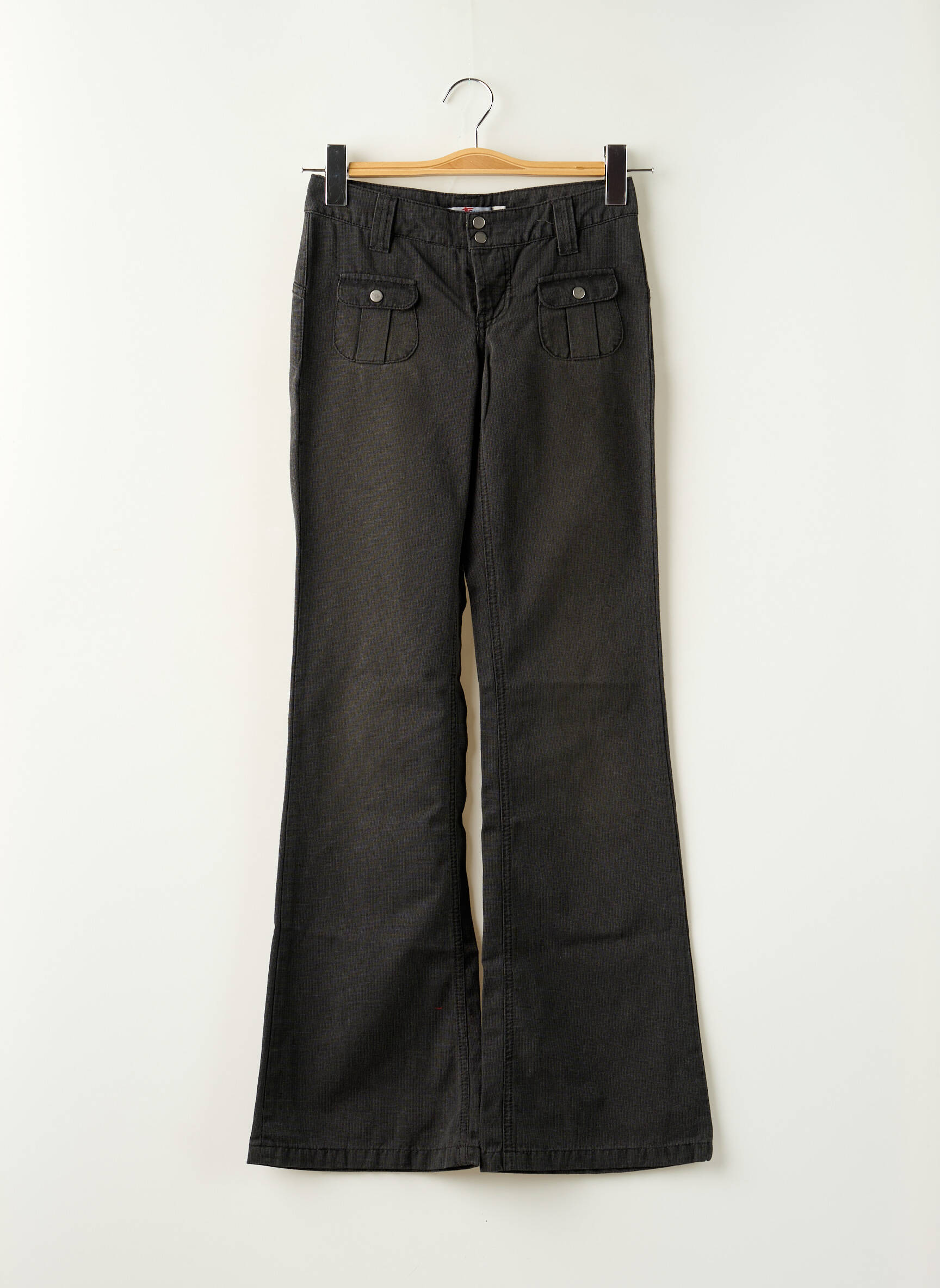 Bootcut džinsai tamprumas maža dydžio juodas TEDDY SMITH moteris