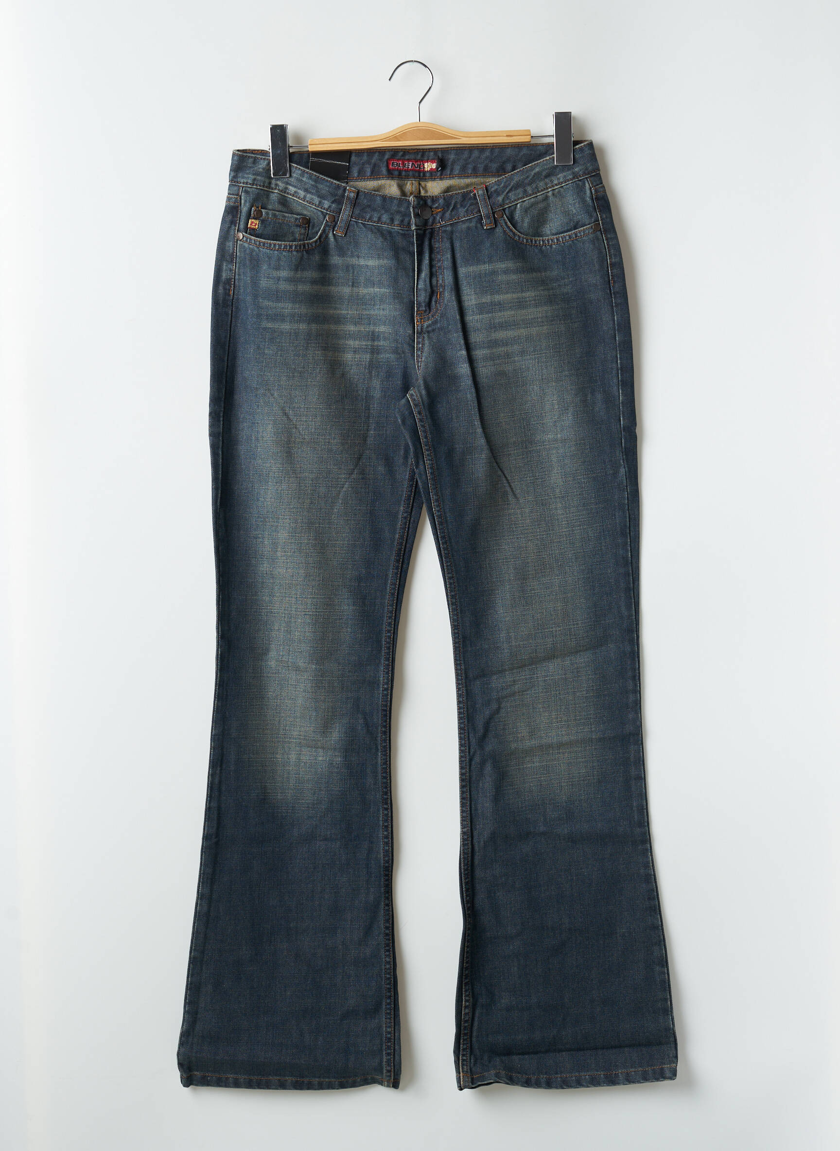 Bootcut džinsai tamprumas maža dydžio mėlyna BLEND SHE moteris