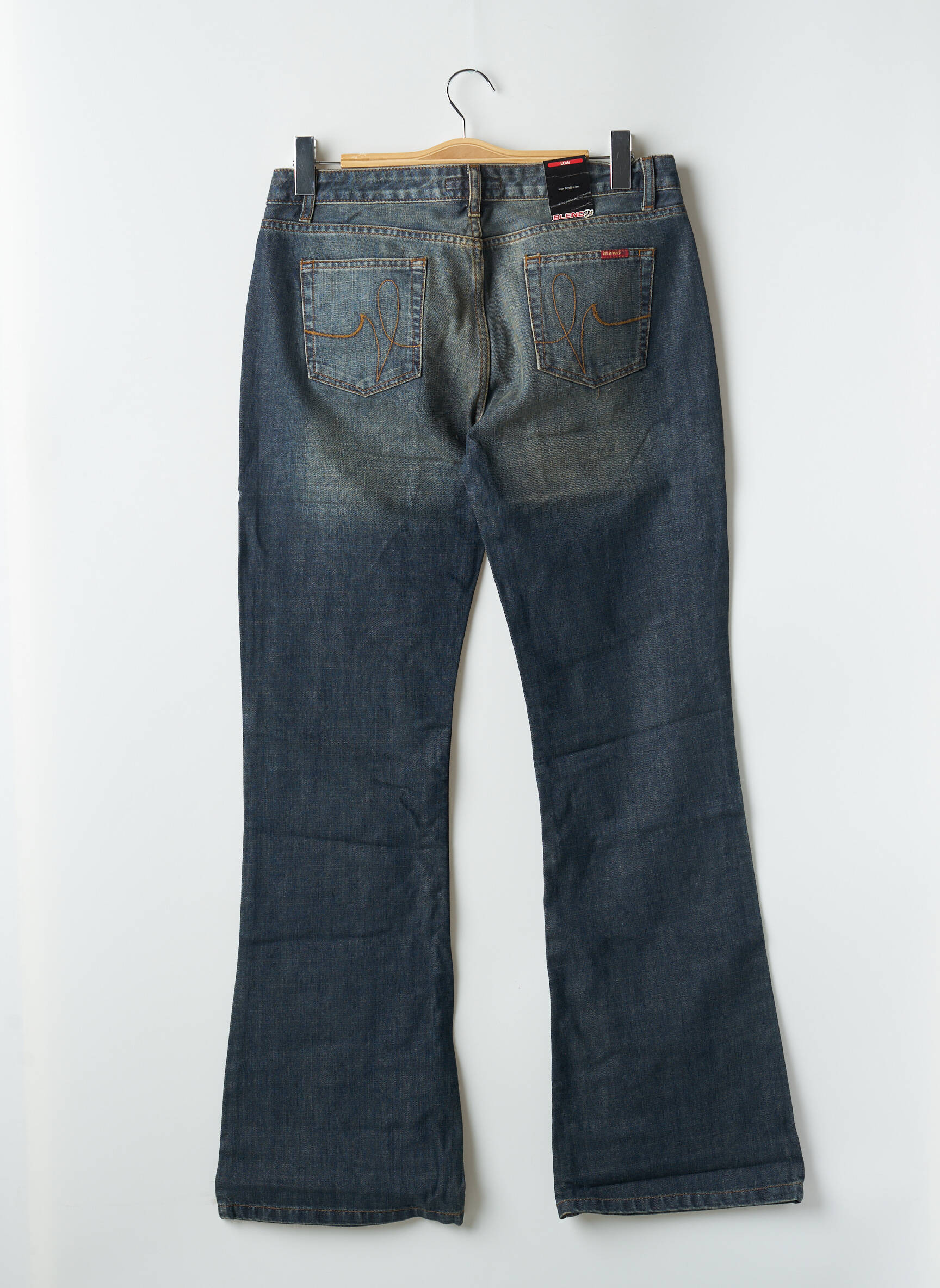 Bootcut džinsai tamprumas maža dydžio mėlyna BLEND SHE moteris