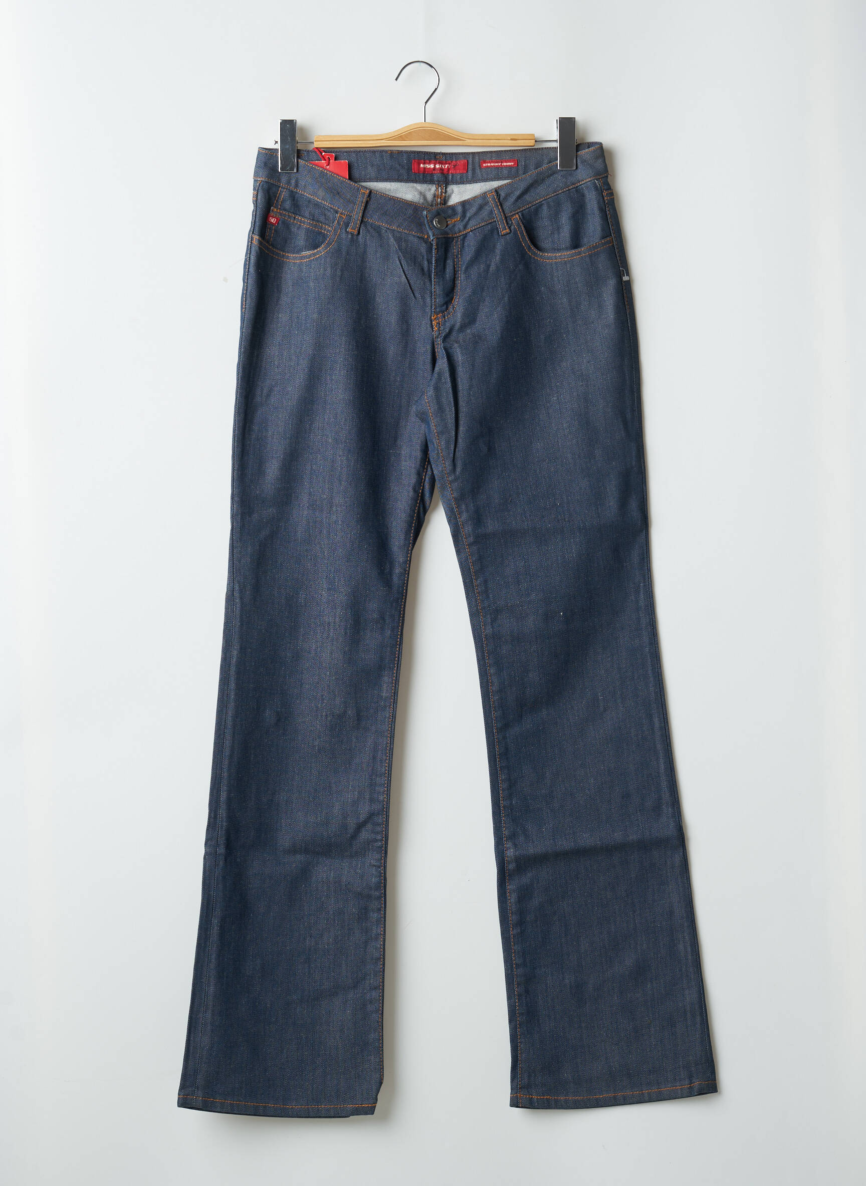 Bootcut džinsai tamprumas maža dydžio mėlyna MISS SIXTY moteris