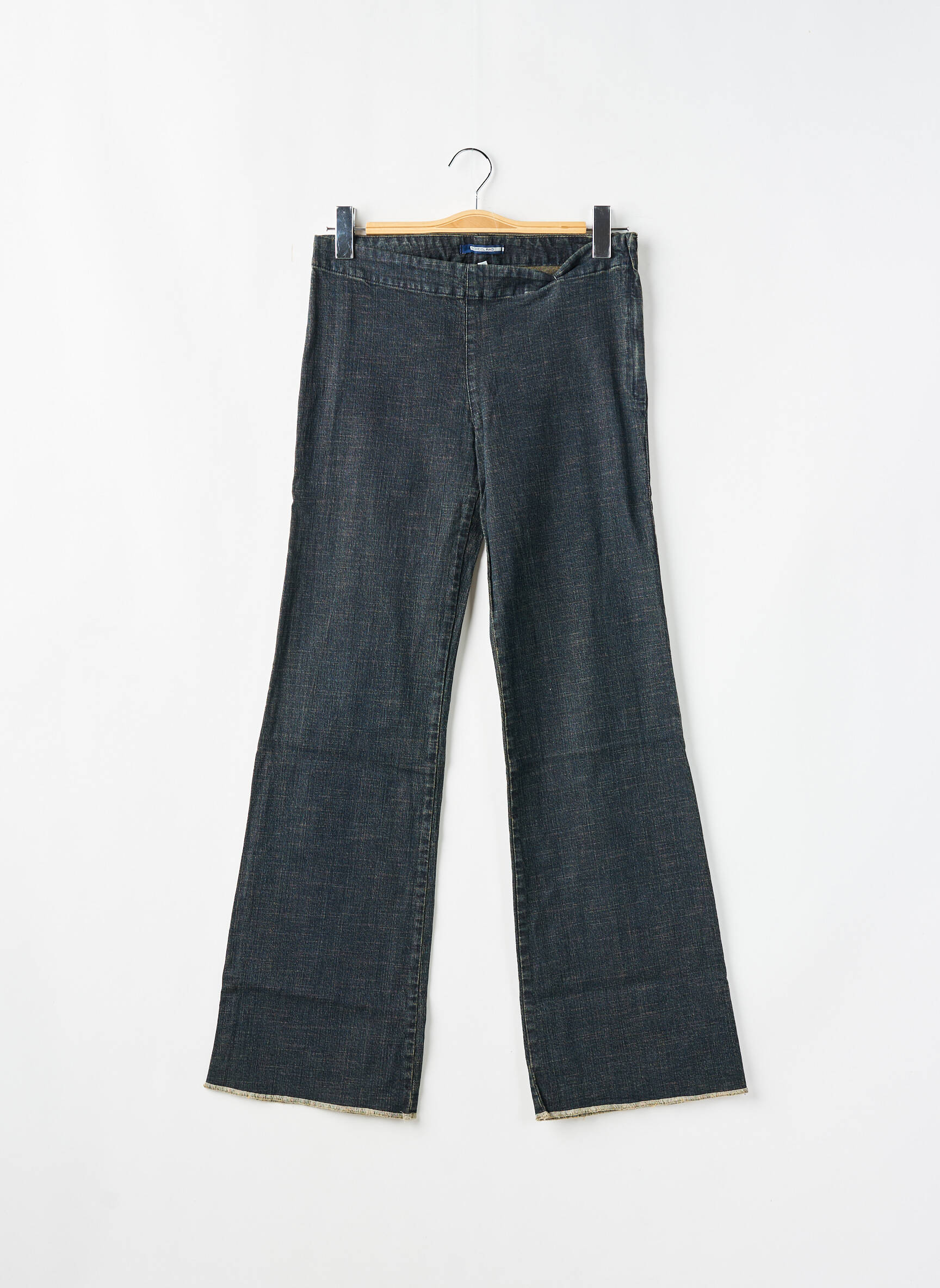 Bootcut džinsai aukšta talija aukšta talija mėlyna SCHOOL RAG moteris