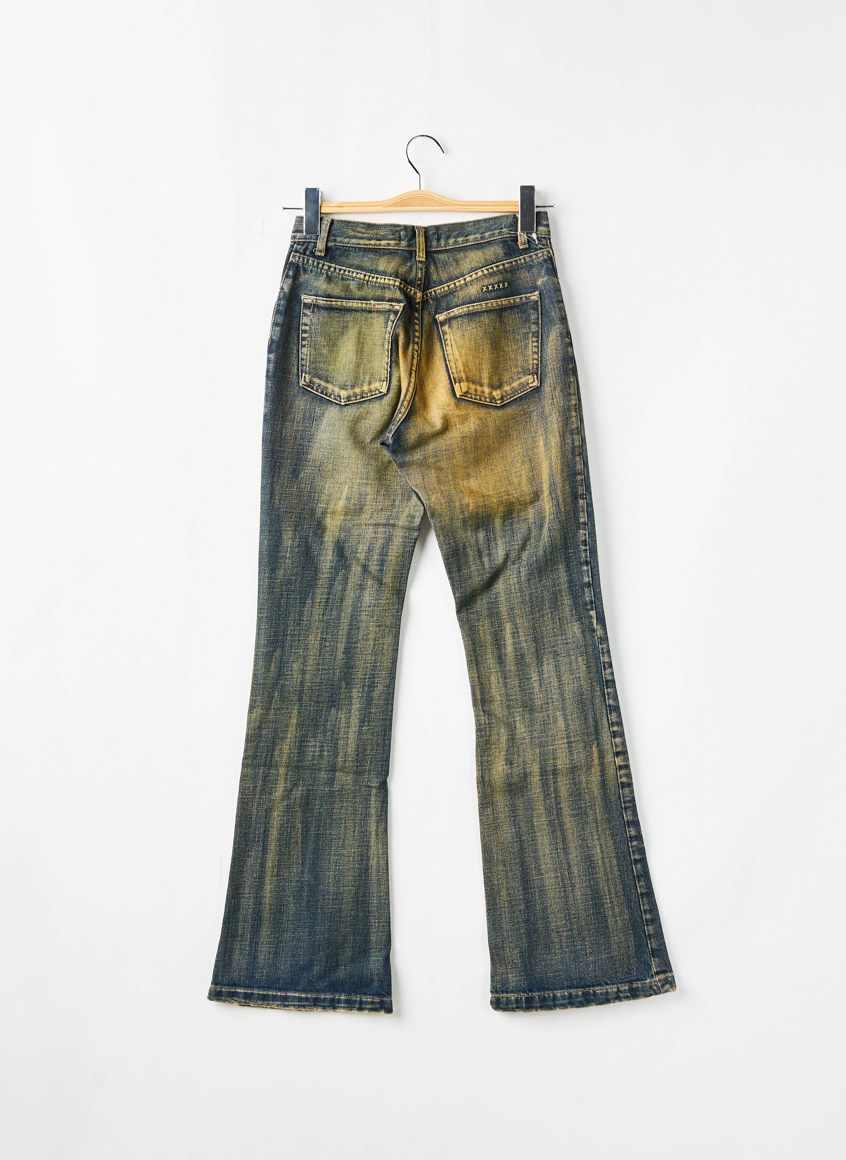 Bootcut džinsai aukšta talija aukšta talija mėlyna SCHOOL RAG moteris