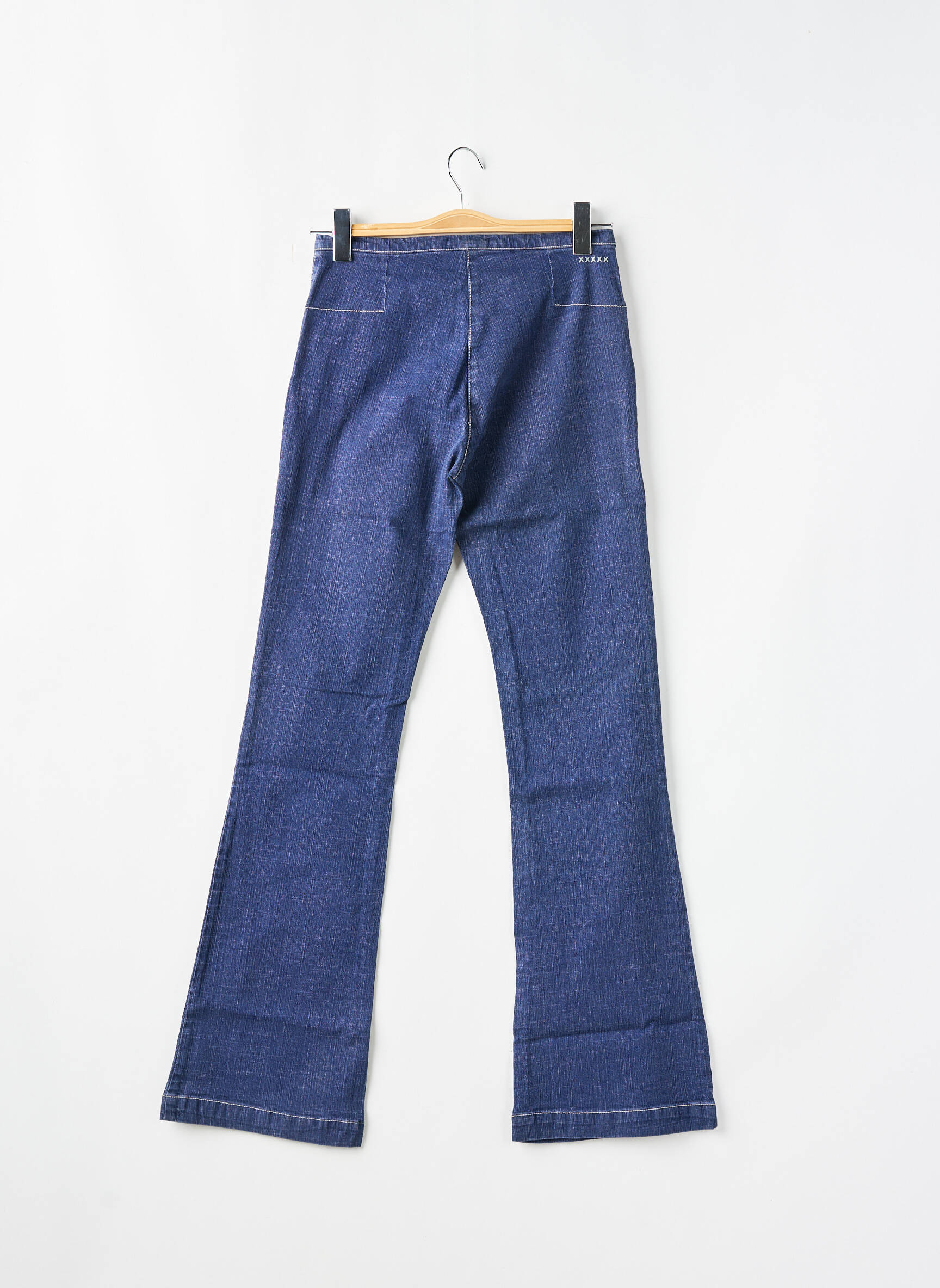 Bootcut džinsai aukšta talija aukšta talija mėlyna SCHOOL RAG moteris