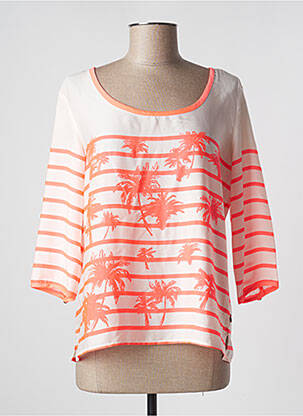Bluzonai apvalus kaklas 3/4 rankovės oranžinė MAISON SCOTCH moteris