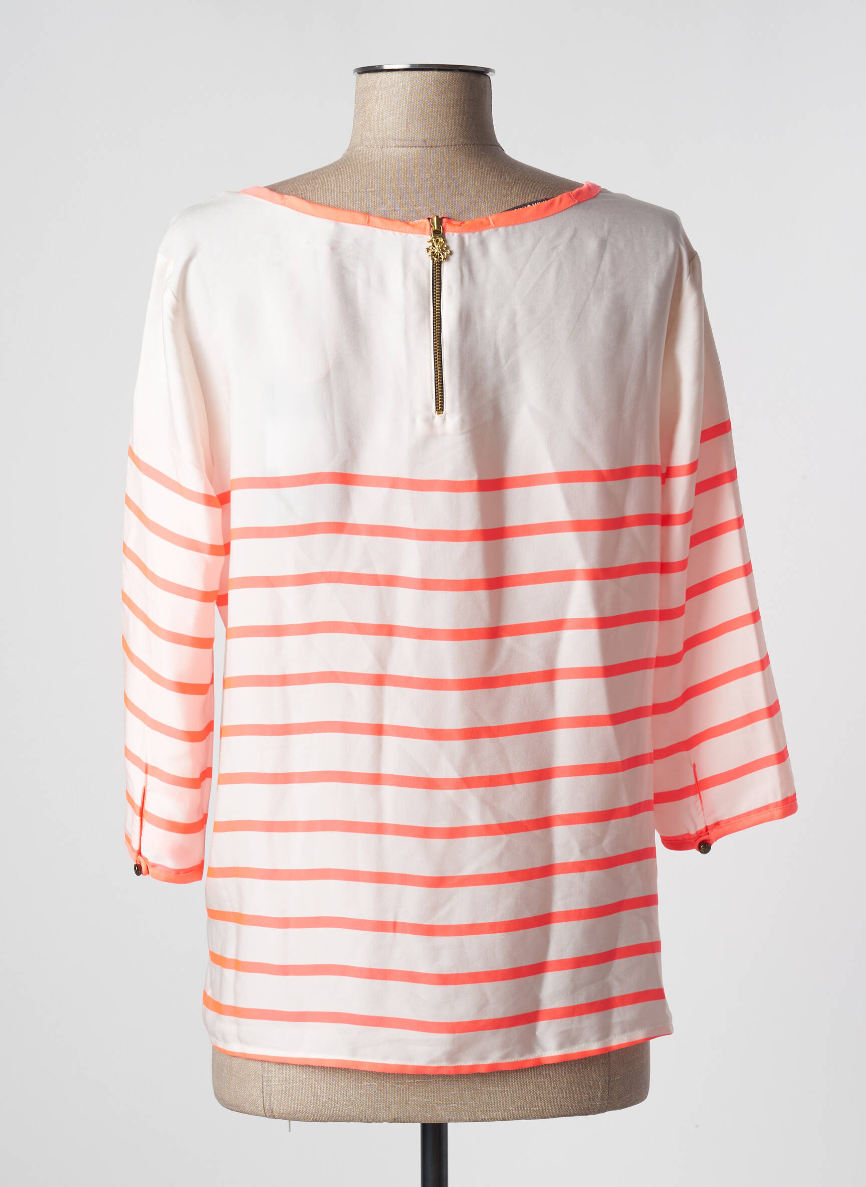 Bluzonai apvalus kaklas 3/4 rankovės oranžinė MAISON SCOTCH moteris
