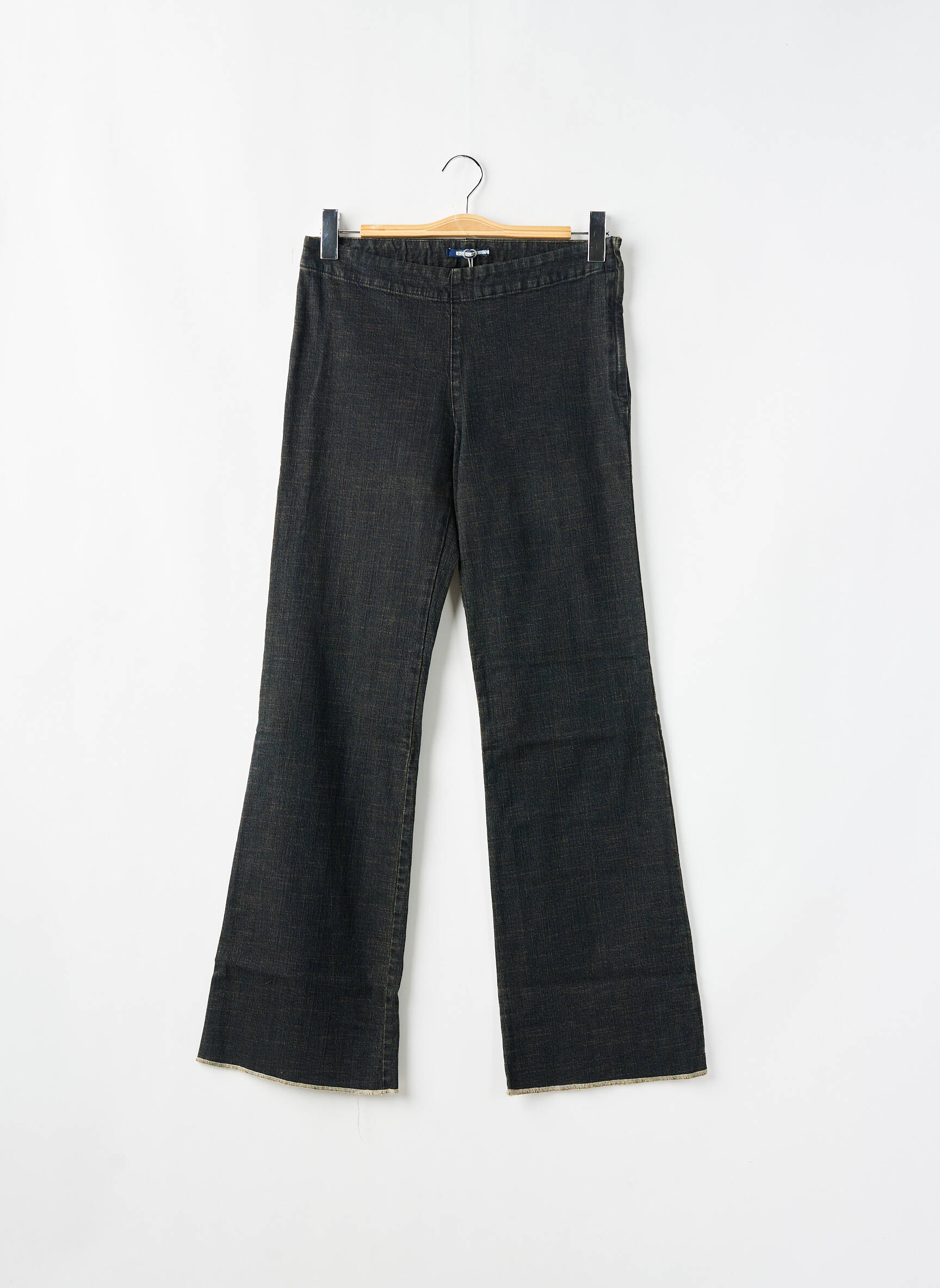Bootcut džinsai aukšta talija aukšta talija juodas SCHOOL RAG moteris