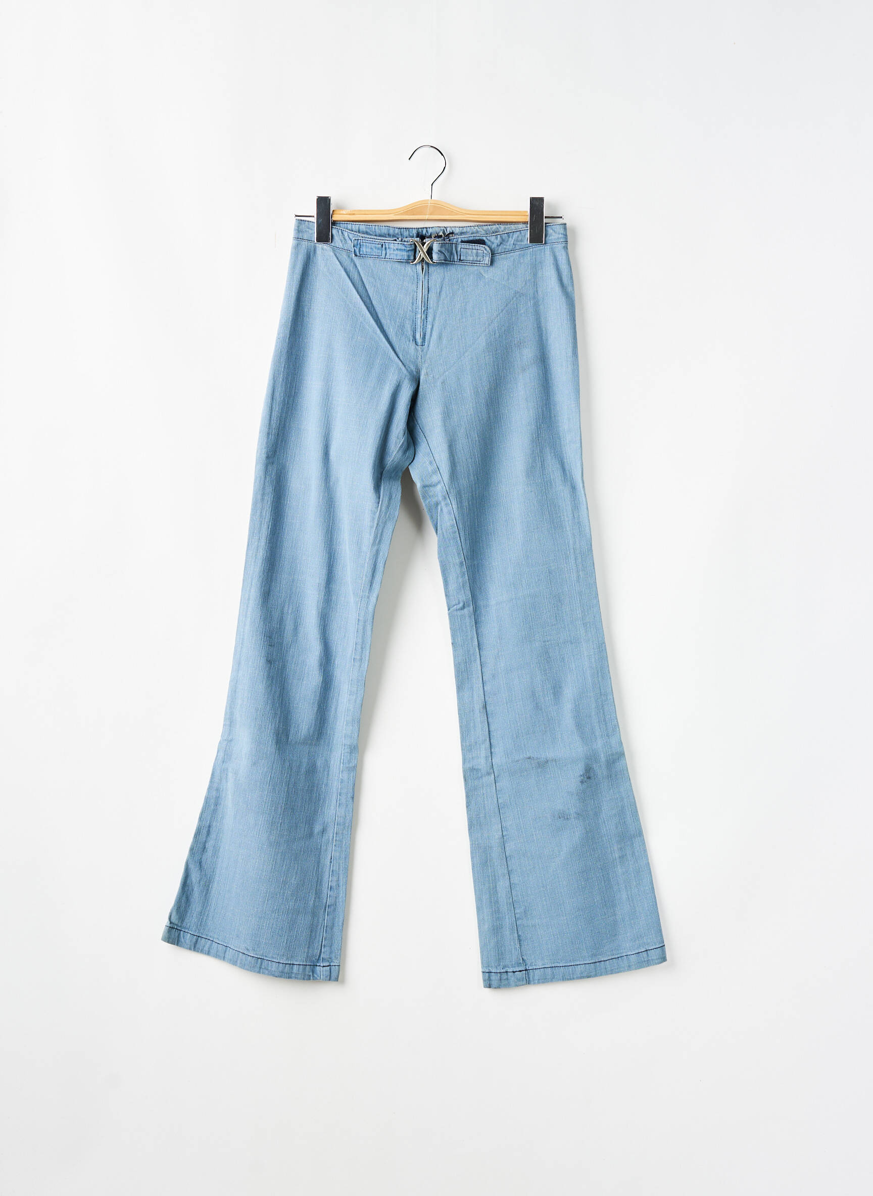 Bootcut džinsai aukšta talija aukšta talija mėlyna SCHOOL RAG moteris