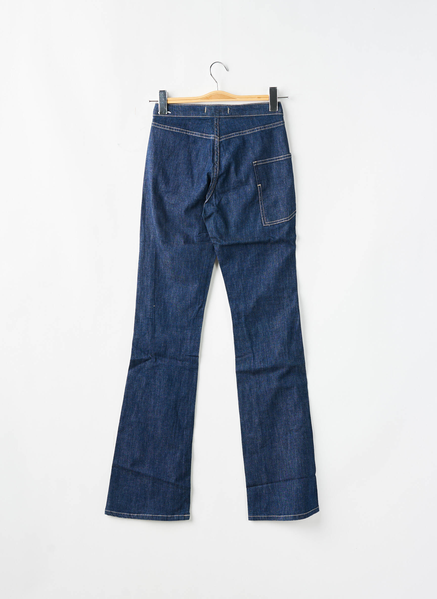 Bootcut džinsai aukšta talija aukšta talija mėlyna TEDDY SMITH moteris