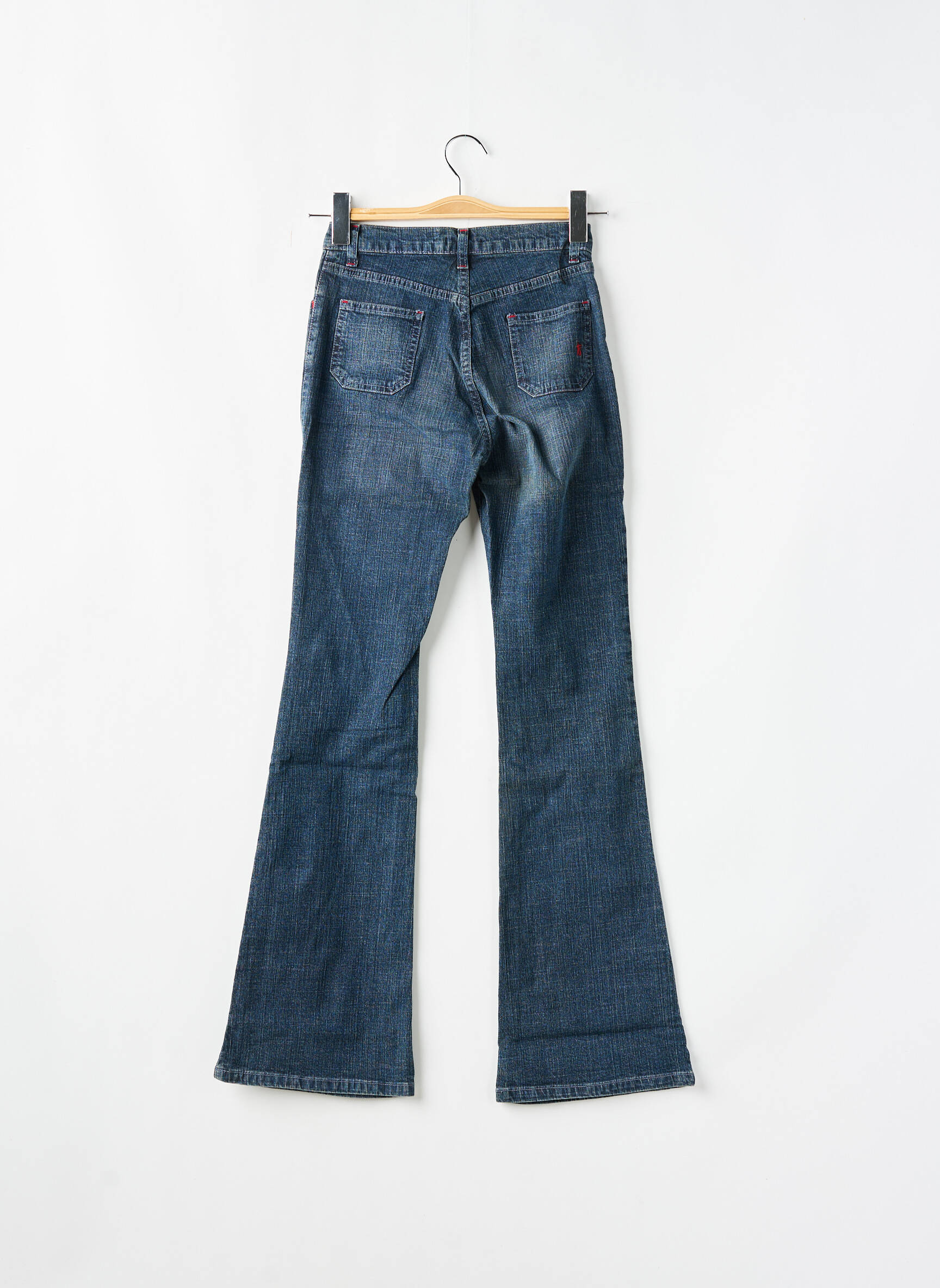 Bootcut džinsai aukšta talija aukšta talija mėlyna TEDDY SMITH moteris