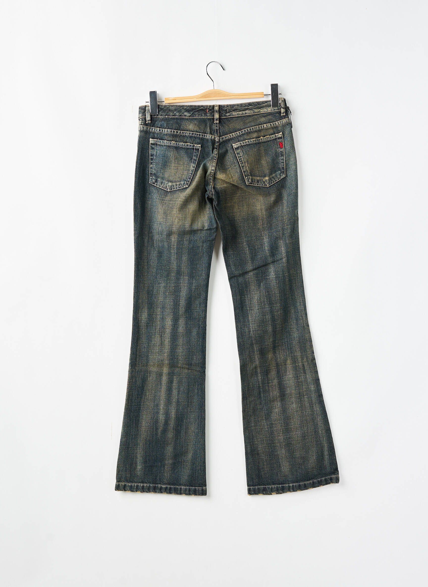 Bootcut džinsai tamprumas maža dydžio mėlyna TEDDY SMITH moteris