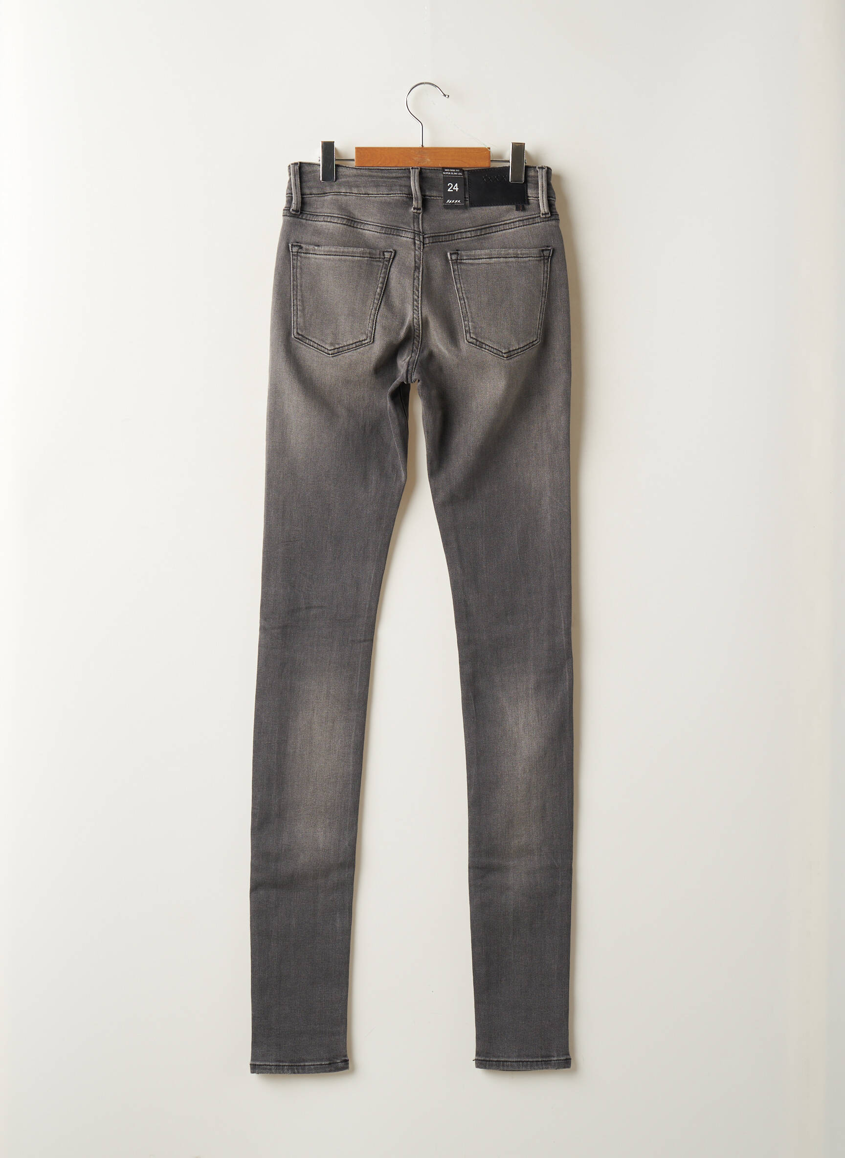 Lieknos džinsai tamprumas normala dydis šviesiai pilka SCHOOL RAG moteris