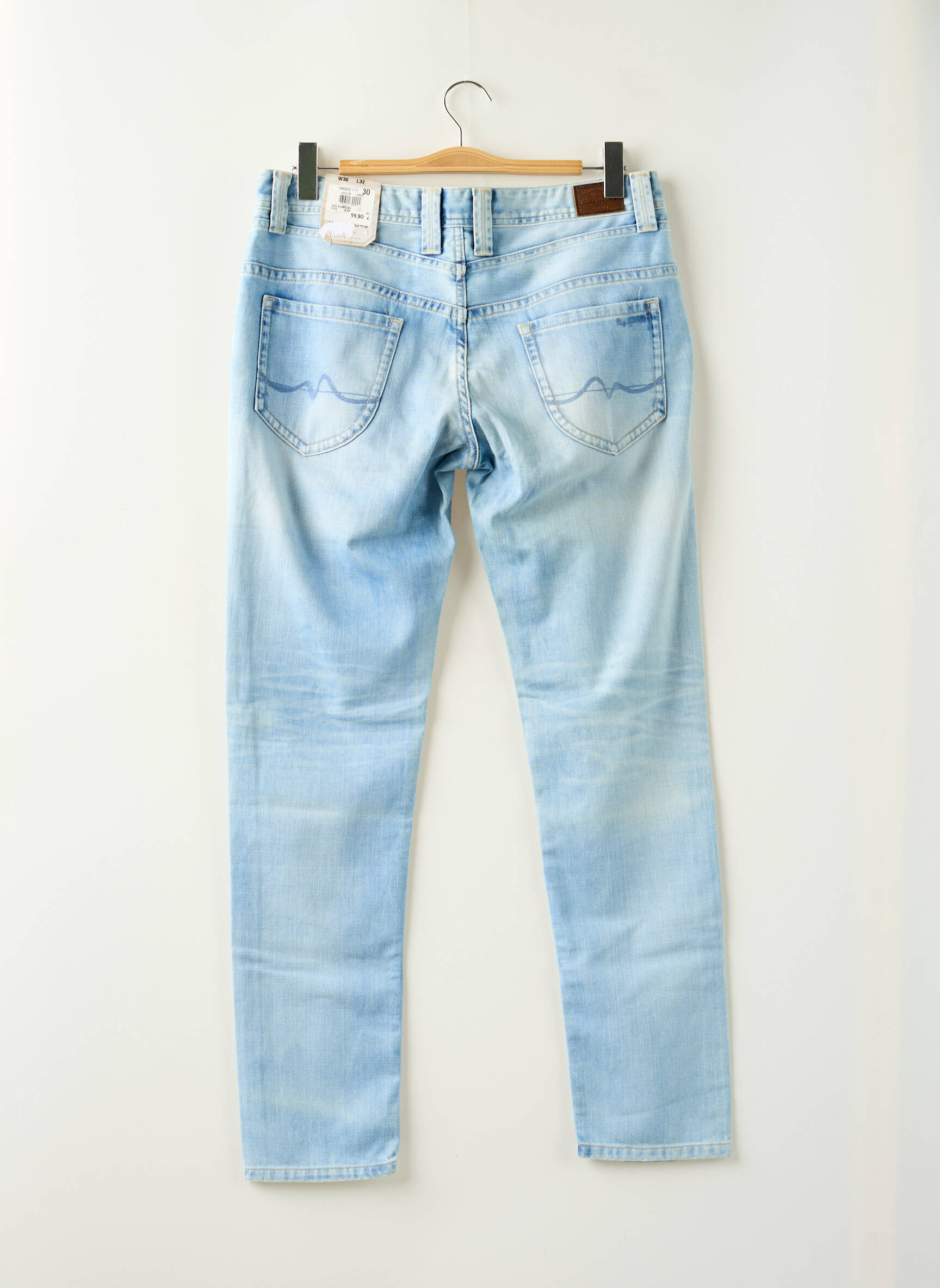 Boyfriend džinsai kišenės mėlyna PEPE JEANS moteris