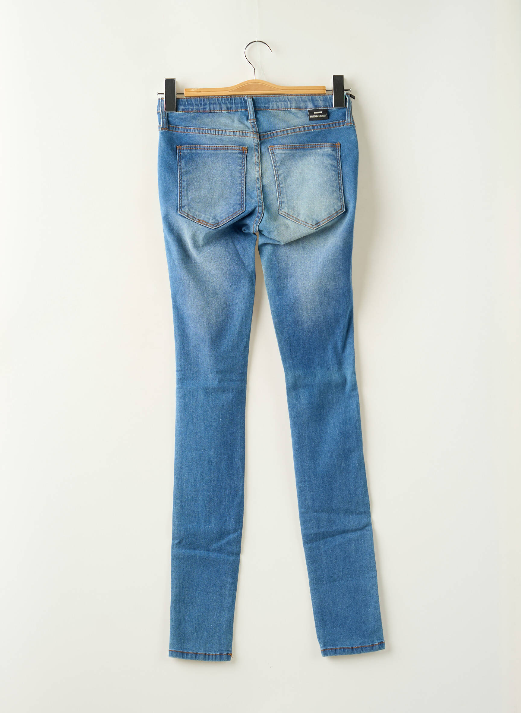Lieknos džinsai kišenės mėlyna DR DENIM moteris