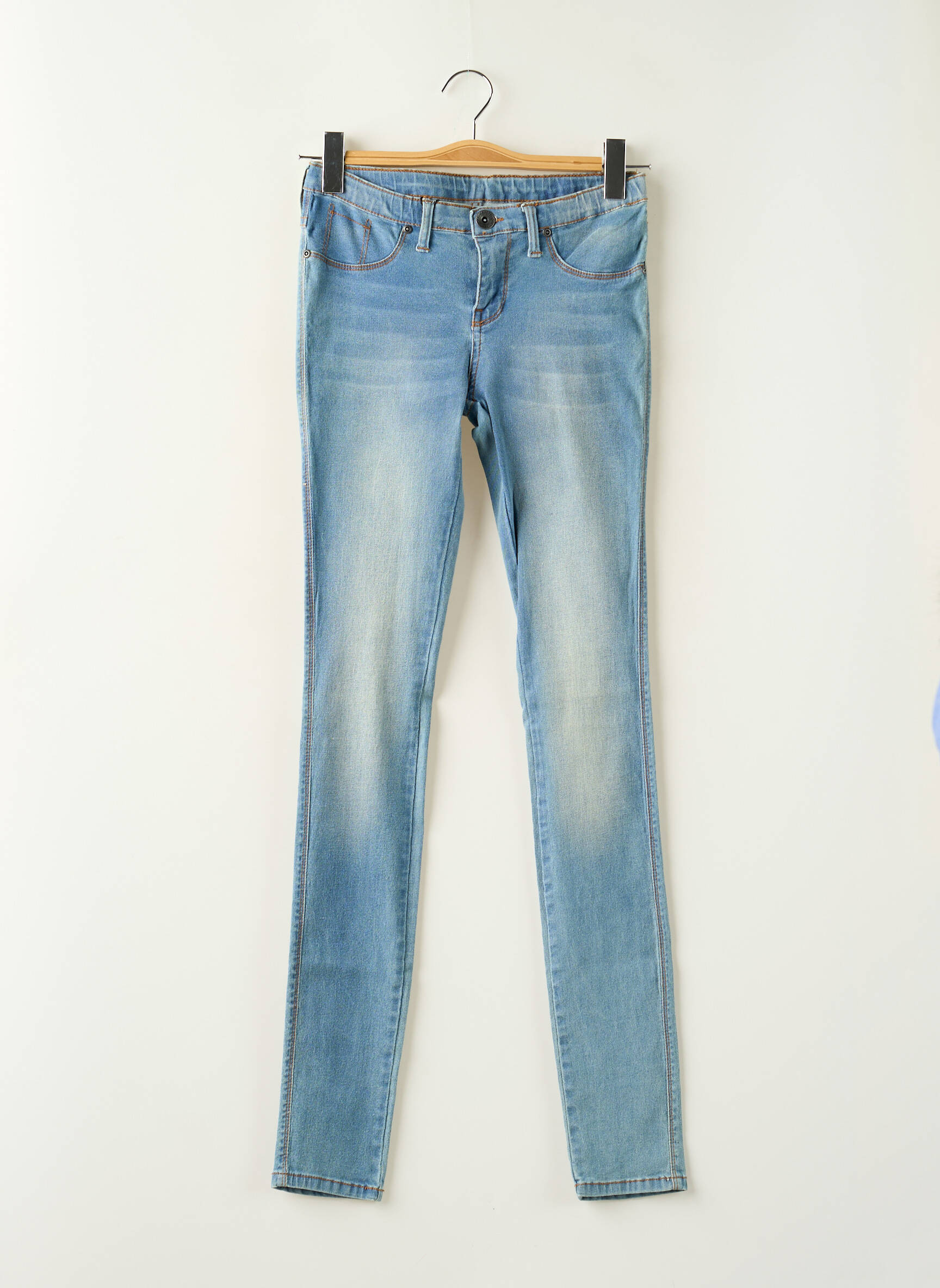 Lieknos džinsai kišenės mėlyna DR DENIM moteris