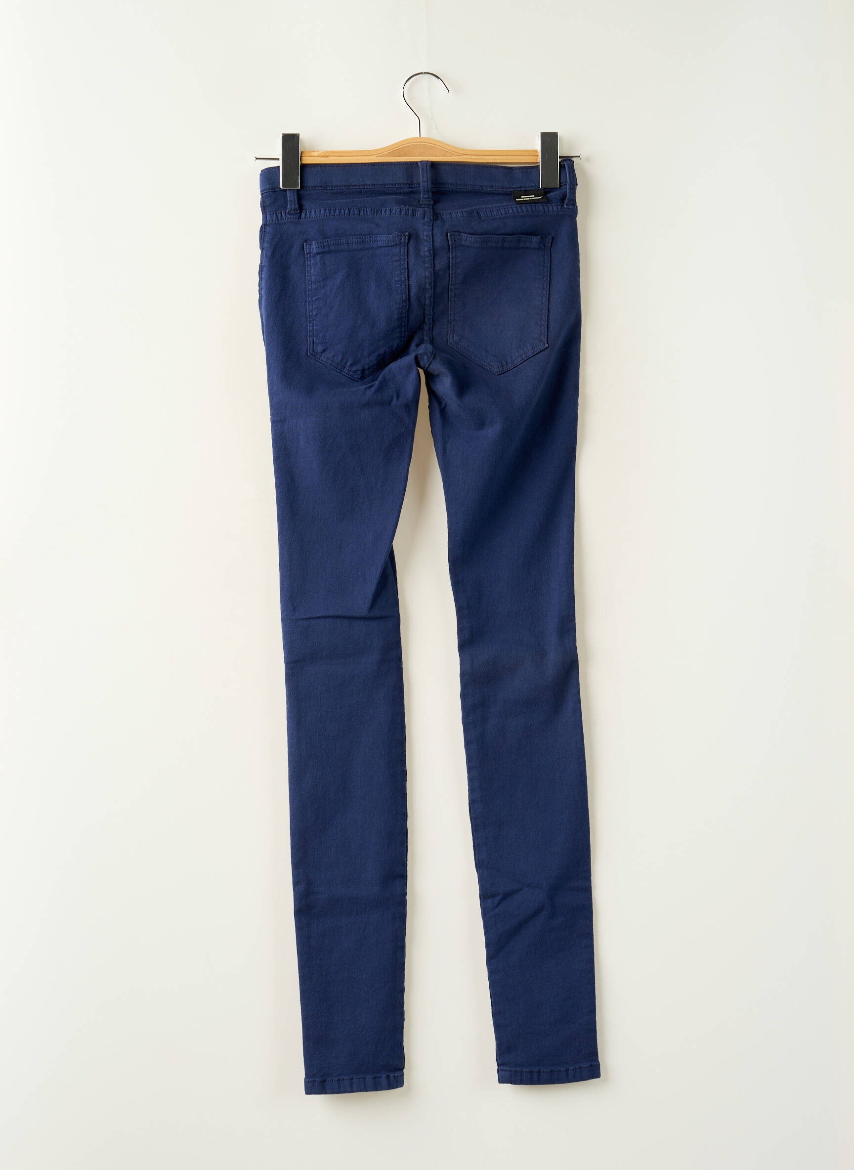Lieknos kelnės kišenės mėlyna DR DENIM moteris