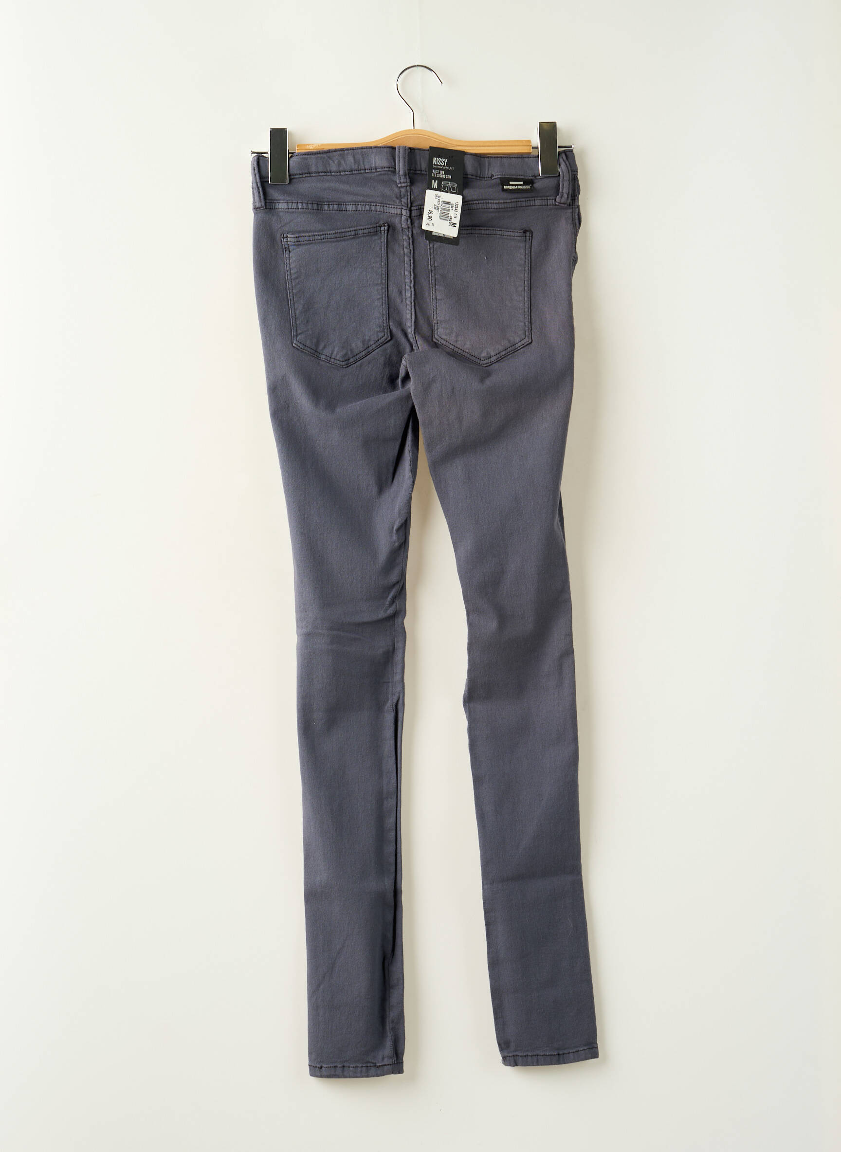 Lieknos kelnės lieknas pilka DR DENIM moteris