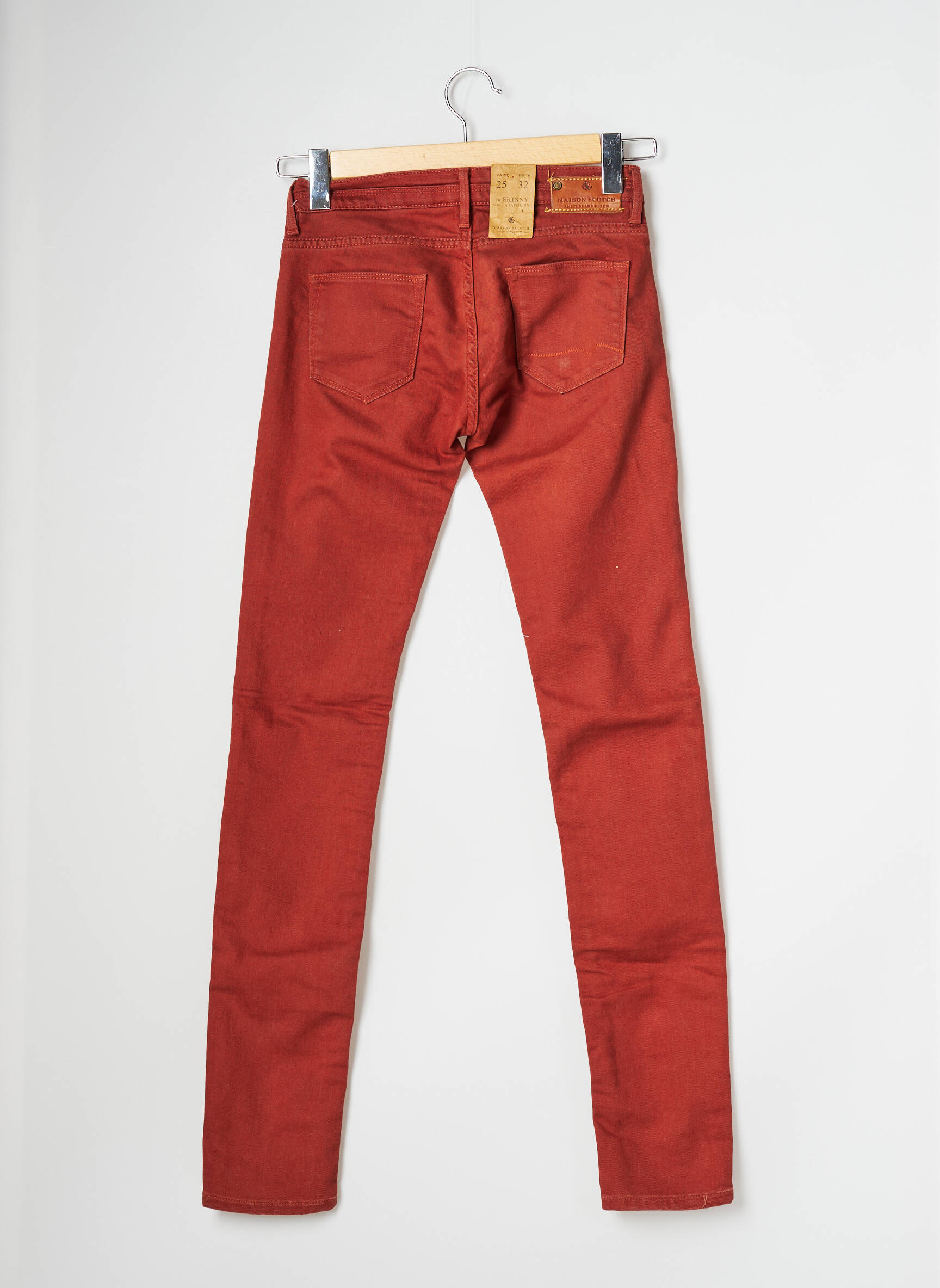 Lieknos džinsai maža dydžio maža dydžio oranžinė MAISON SCOTCH moteris