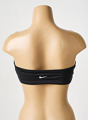 Maudymosi viršūnė tamprumas viršutinė juostelė juodas NIKE moteris