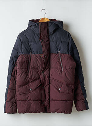 Pūkinė striukė kišenės su gobtuvu raudona JACK & JONES vyras