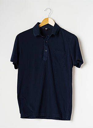 Polo tiesi kirpimas trumpas rankovės mėlyna UNIQLO vyras