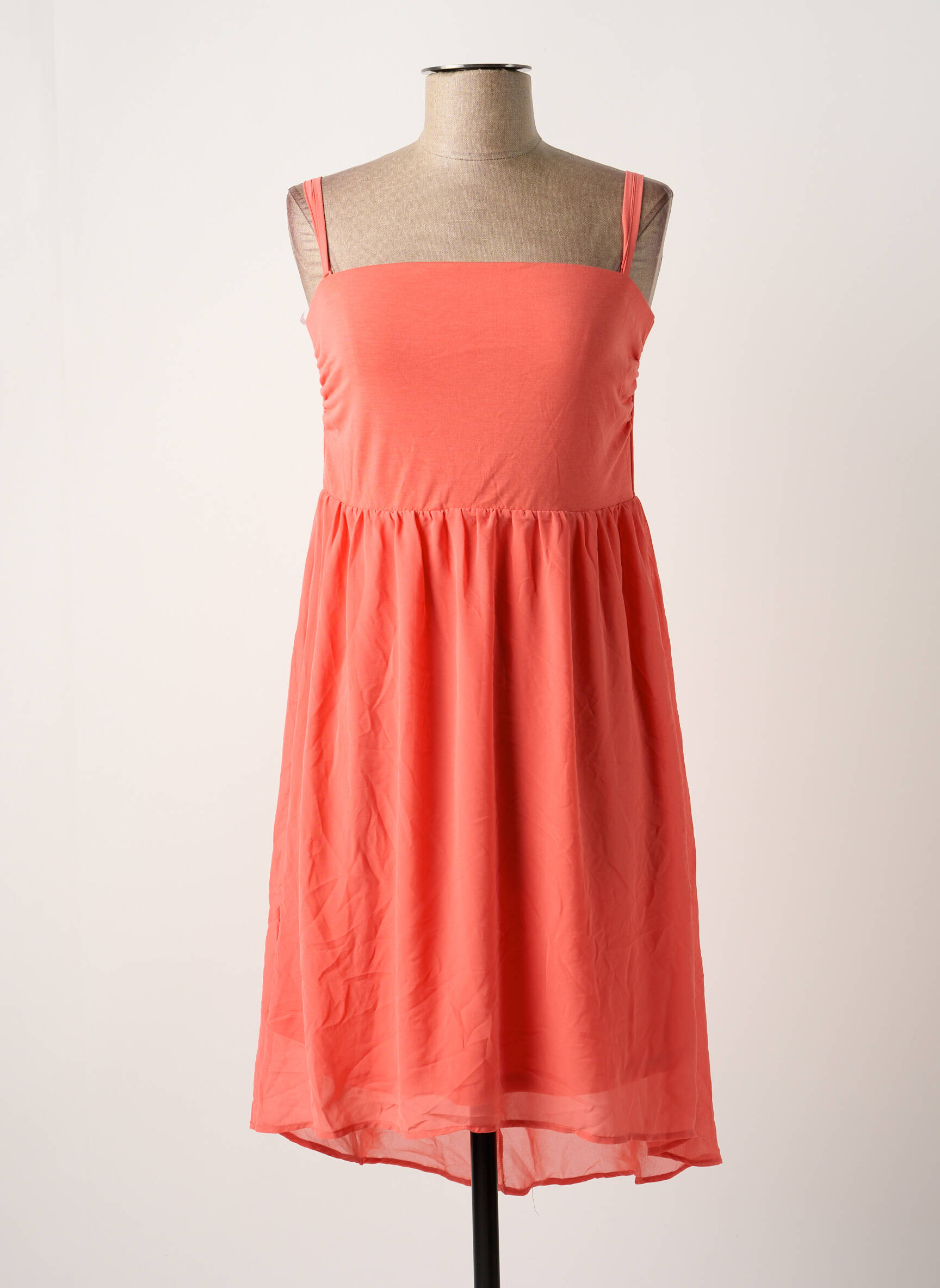 Pusilgių suknelė oranžinė VERO MODA moteris