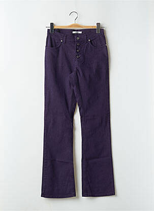 Bootcut džinsai aukšta talija aukšta talija violetinis SCHOOL RAG moteris