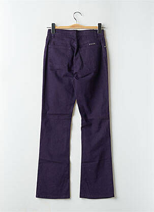 Bootcut džinsai aukšta talija aukšta talija violetinis SCHOOL RAG moteris