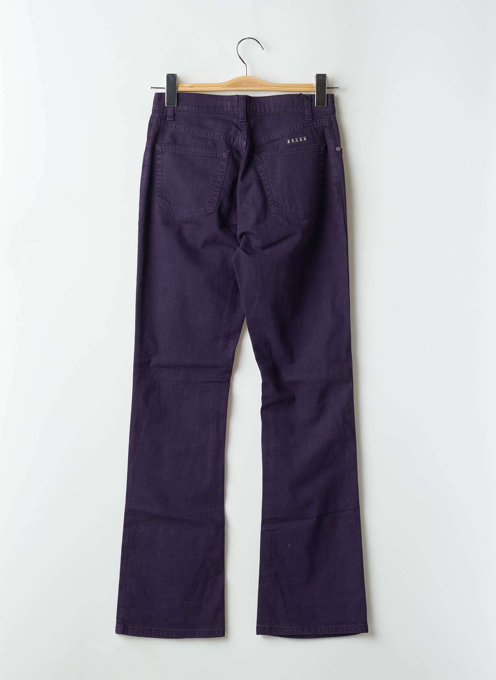 Bootcut džinsai aukšta talija aukšta talija violetinis SCHOOL RAG moteris