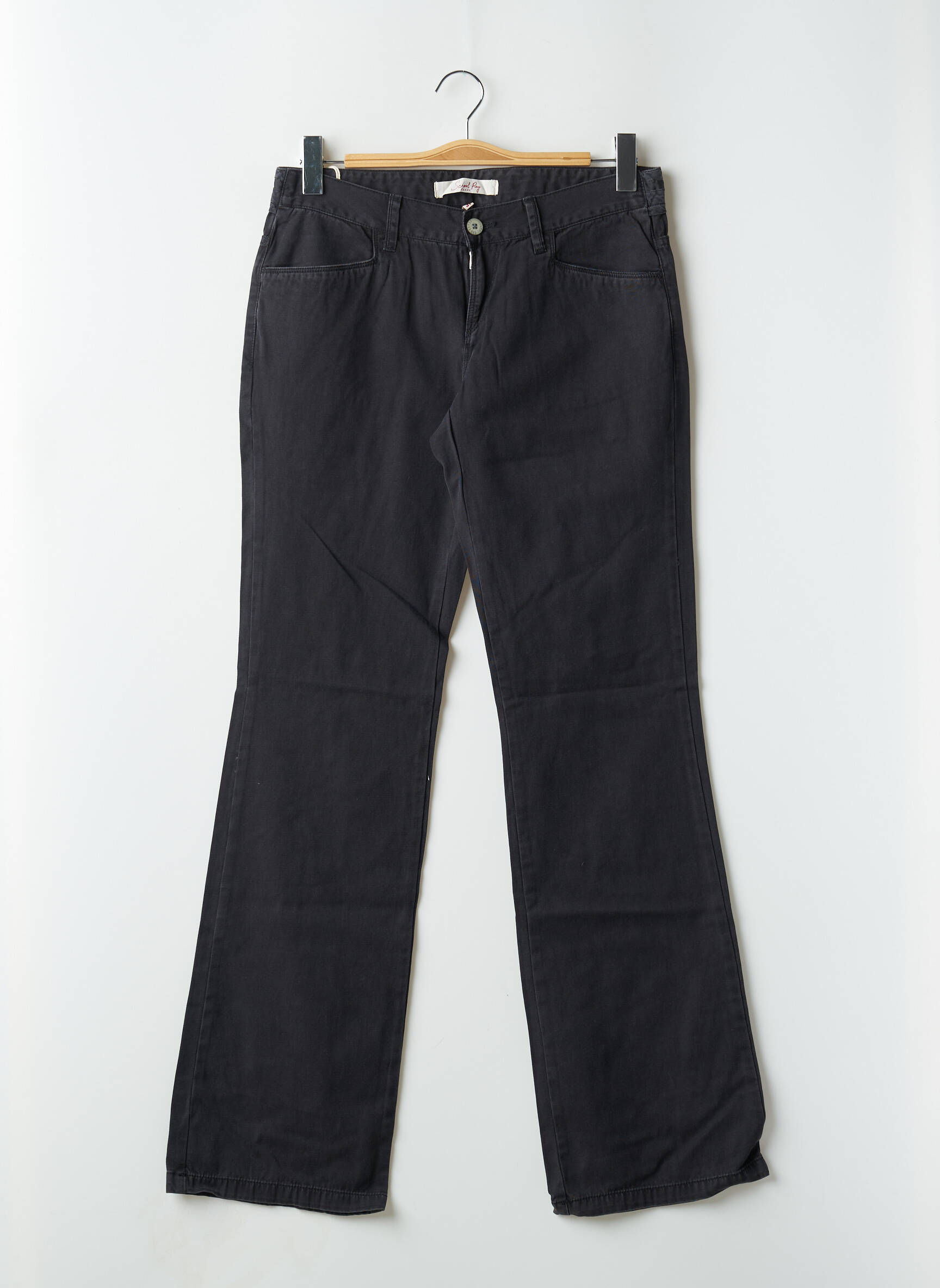 Bootcut džinsai kišenės maža dydžio juodas SCHOOL RAG moteris