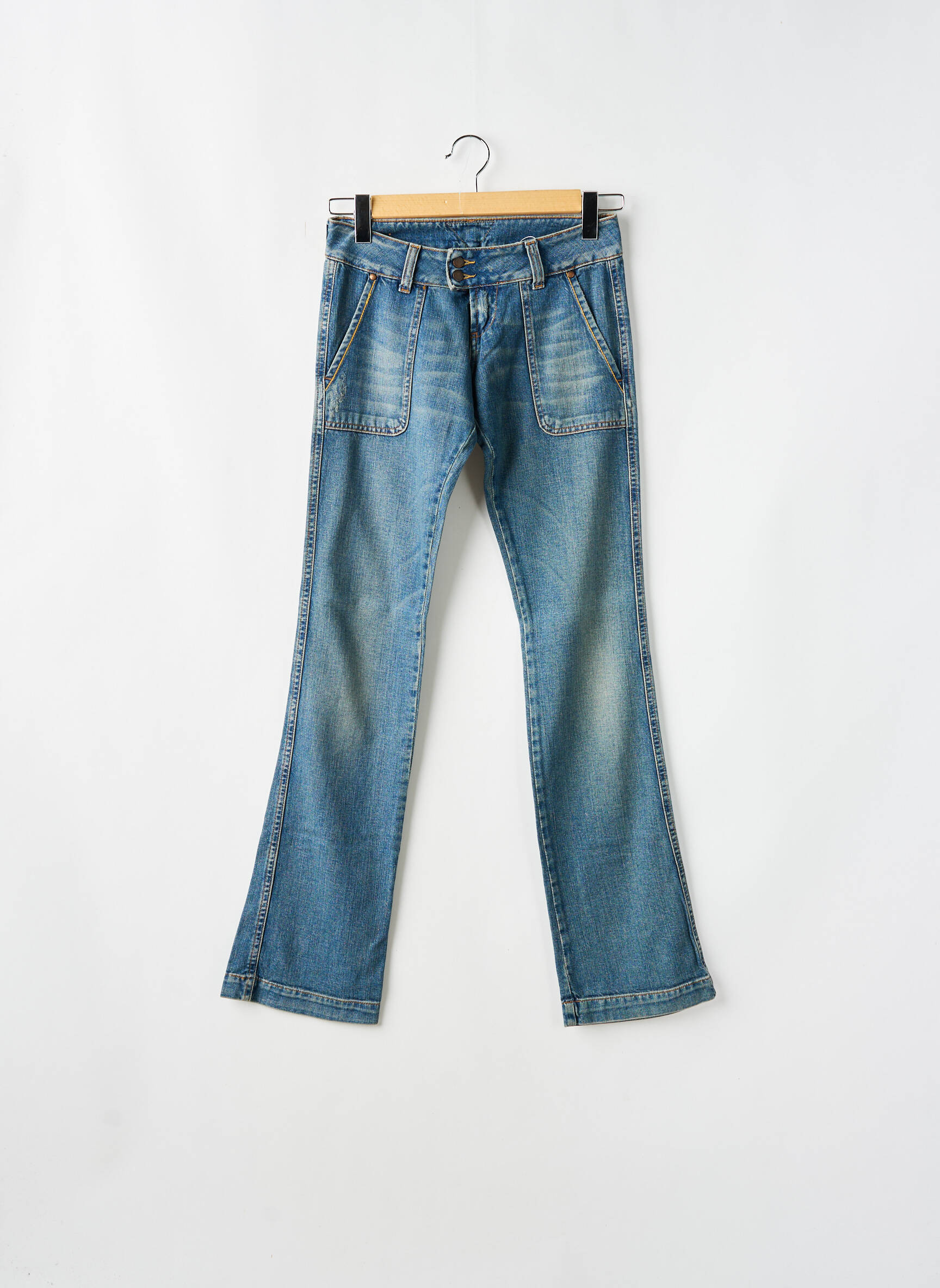 Bootcut džinsai kišenės maža dydžio mėlyna MELTIN'POT moteris