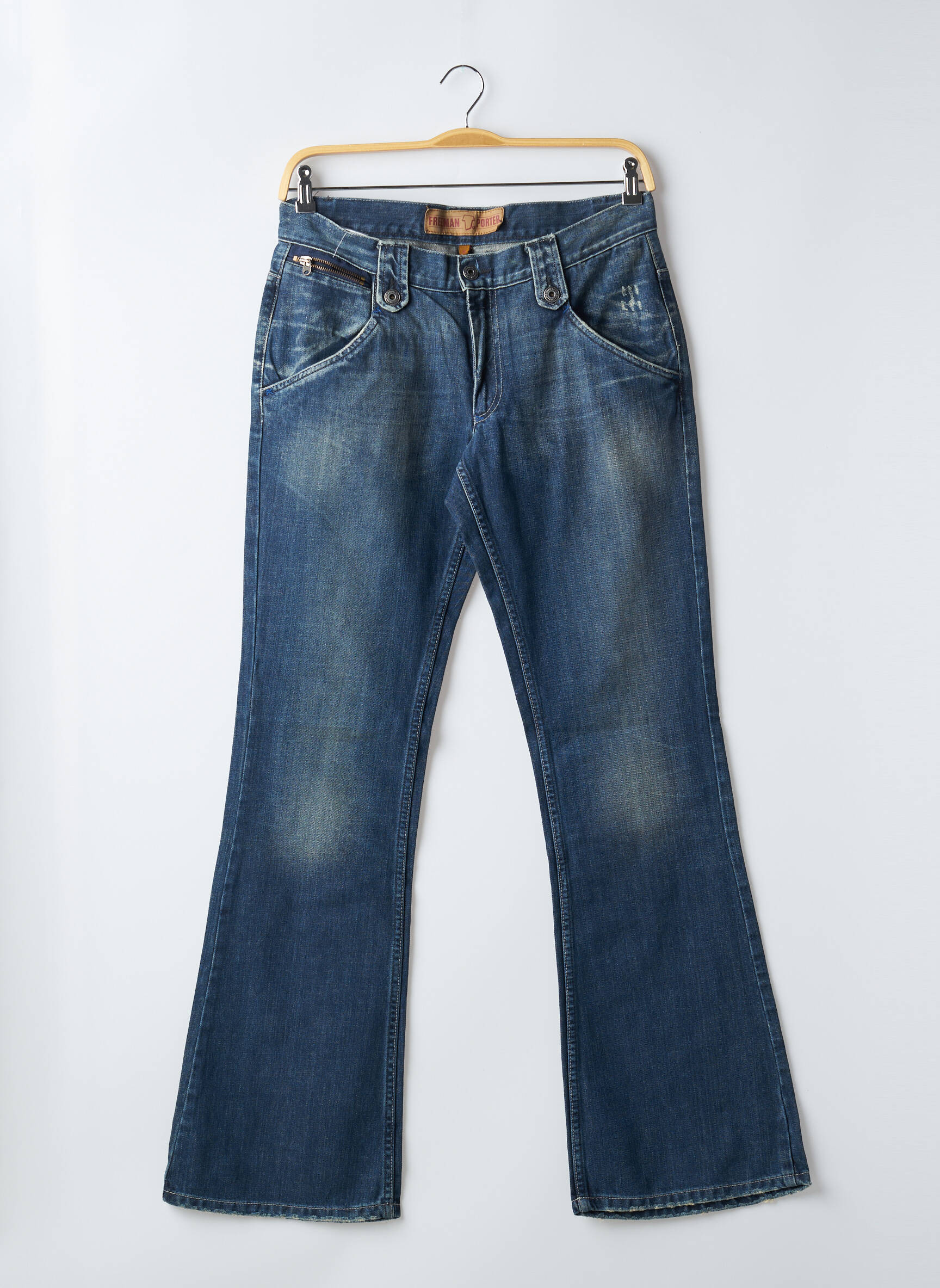 Bootcut džinsai normala dydis normala dydis mėlyna FREEMAN T.PORTER moteris