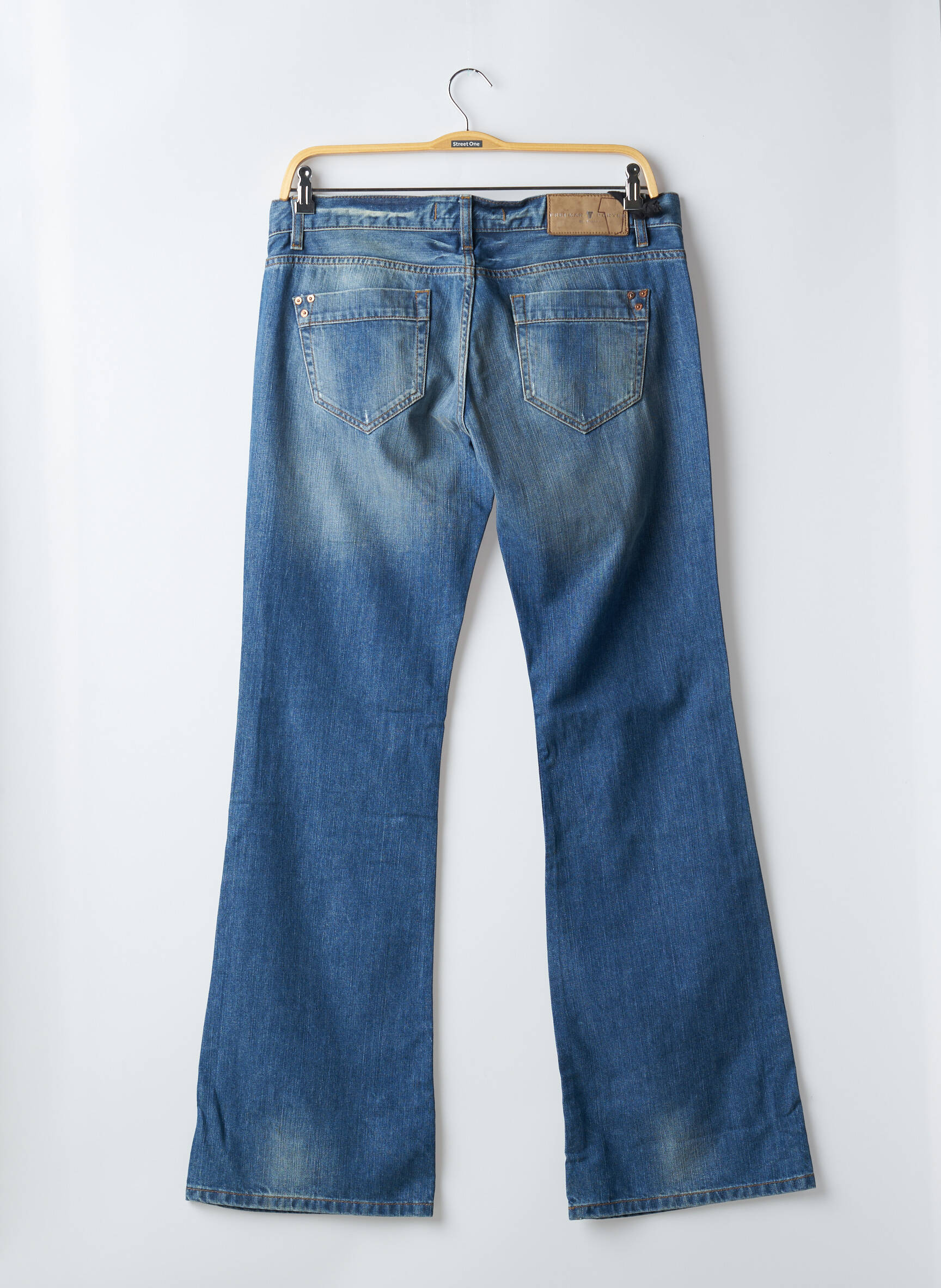 Bootcut džinsai tamprumas maža dydžio mėlyna FREEMAN T.PORTER moteris