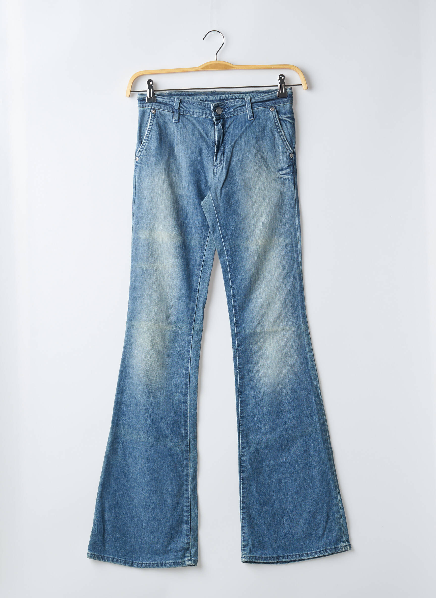 Bootcut džinsai normala dydis normala dydis mėlyna CIMARRON moteris