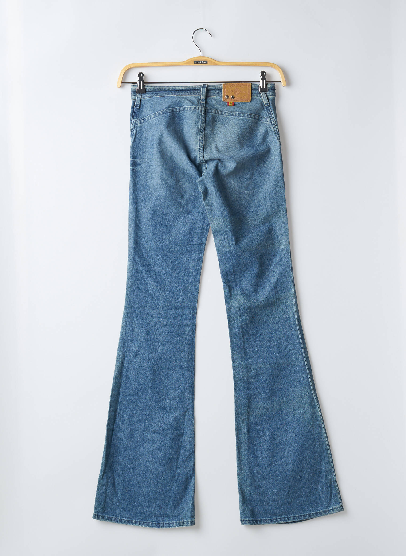 Bootcut džinsai normala dydis normala dydis mėlyna CIMARRON moteris