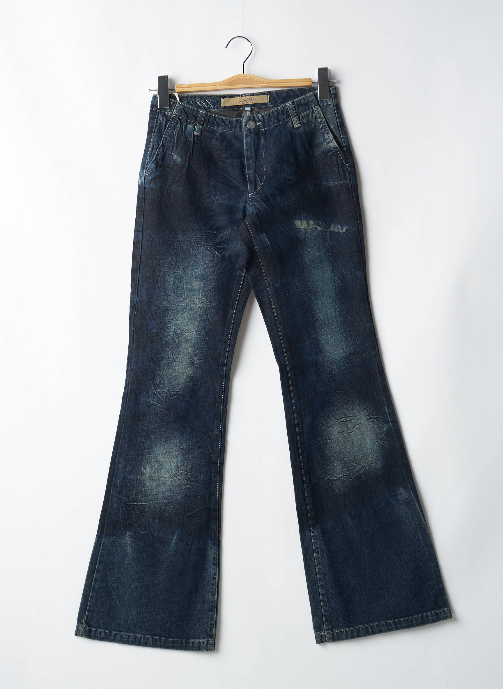 Bootcut džinsai kišenės mėlyna SCHOOL RAG moteris
