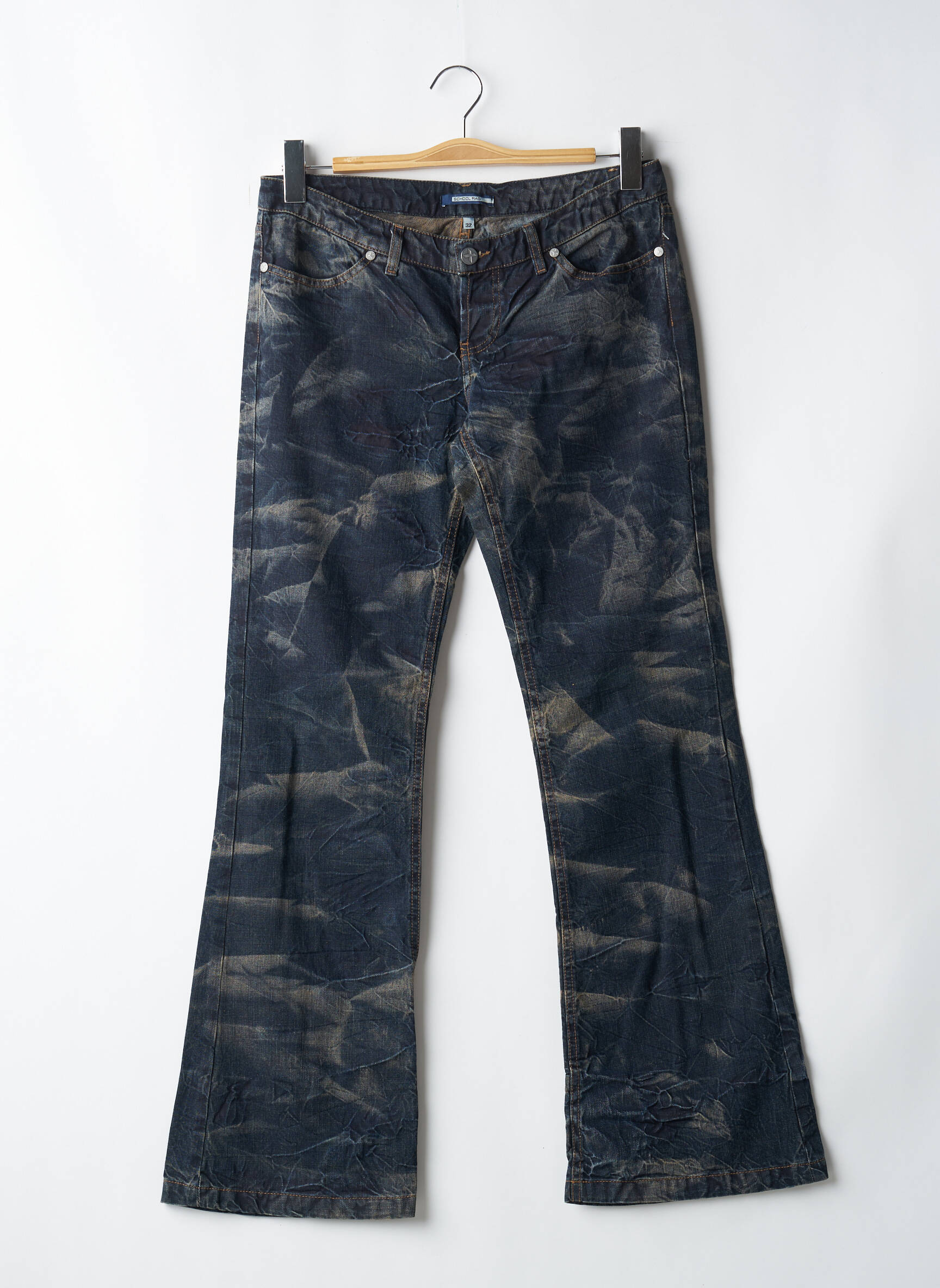 Bootcut džinsai kišenės mėlyna SCHOOL RAG moteris