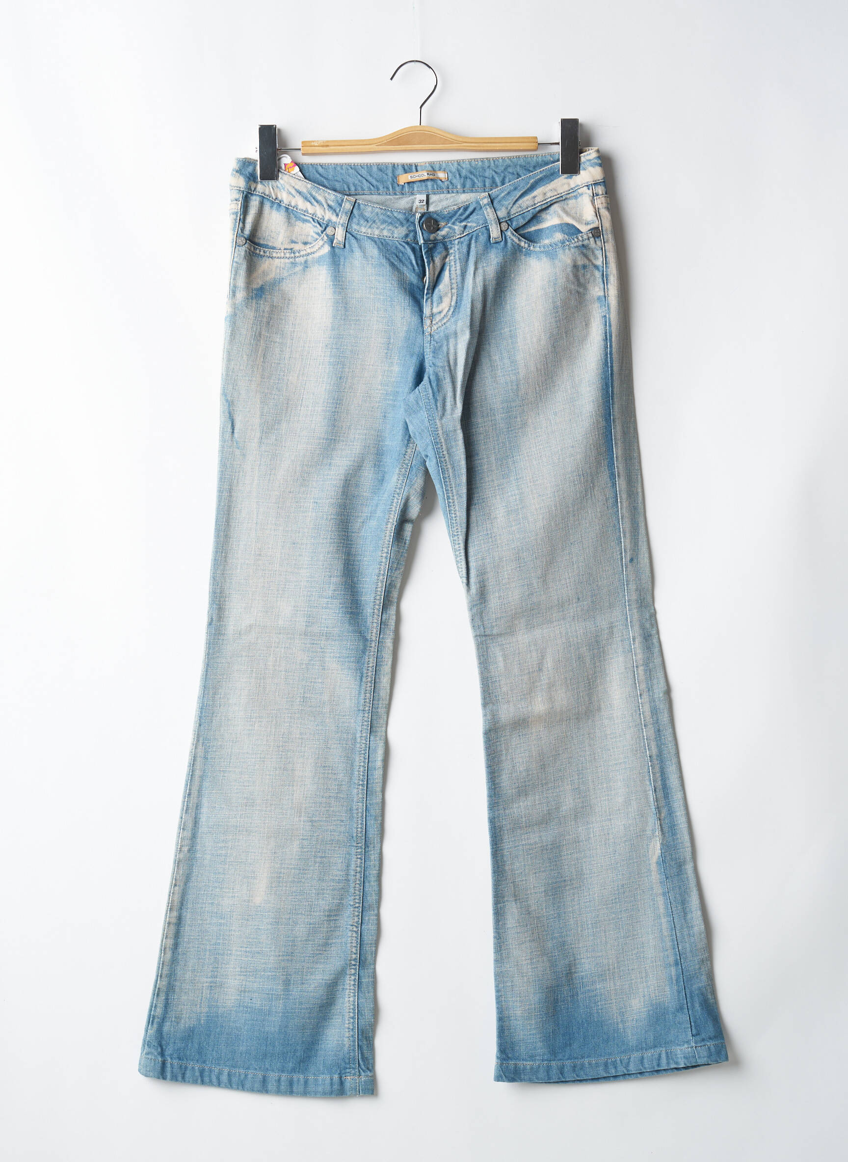 Bootcut džinsai kišenės mėlyna SCHOOL RAG moteris