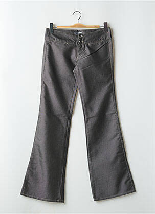 Bootcut džinsai brutinis audimas maža dydžio pilka REDWOOD moteris