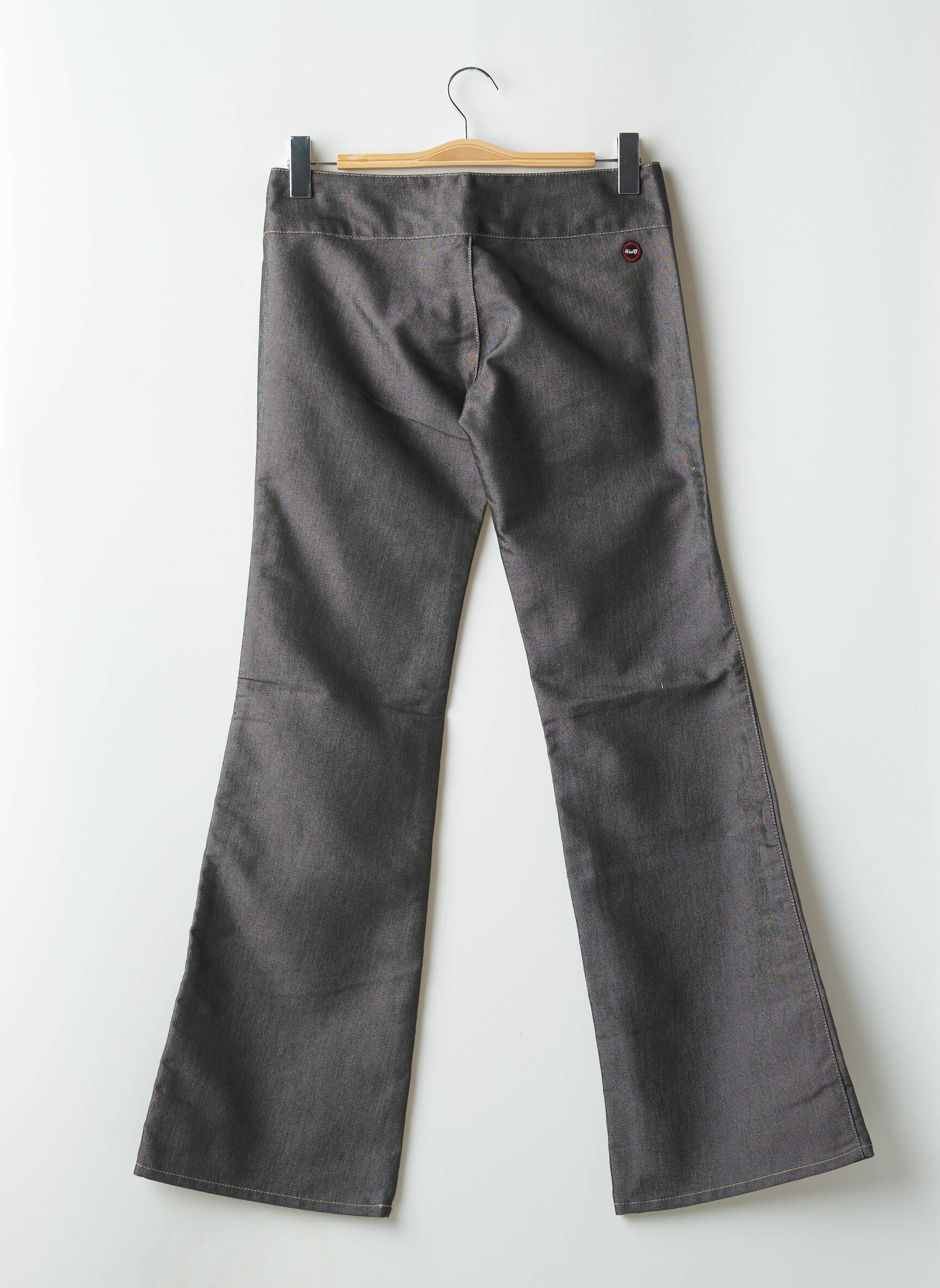 Bootcut džinsai brutinis audimas maža dydžio pilka REDWOOD moteris
