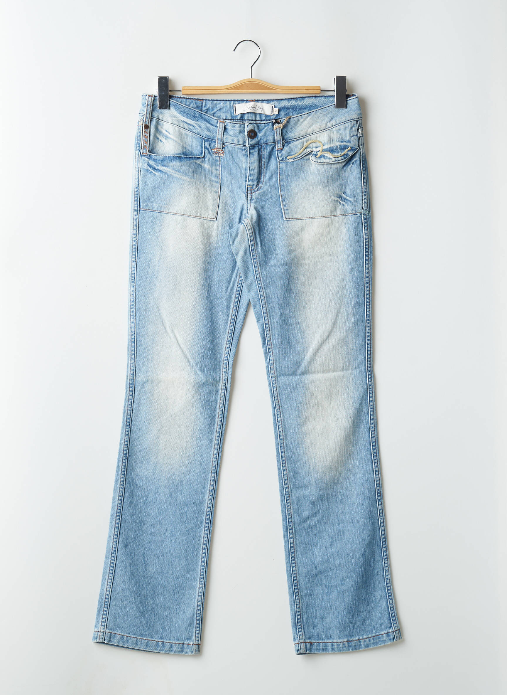 Bootcut džinsai kišenės maža dydžio mėlyna SCHOOL RAG moteris